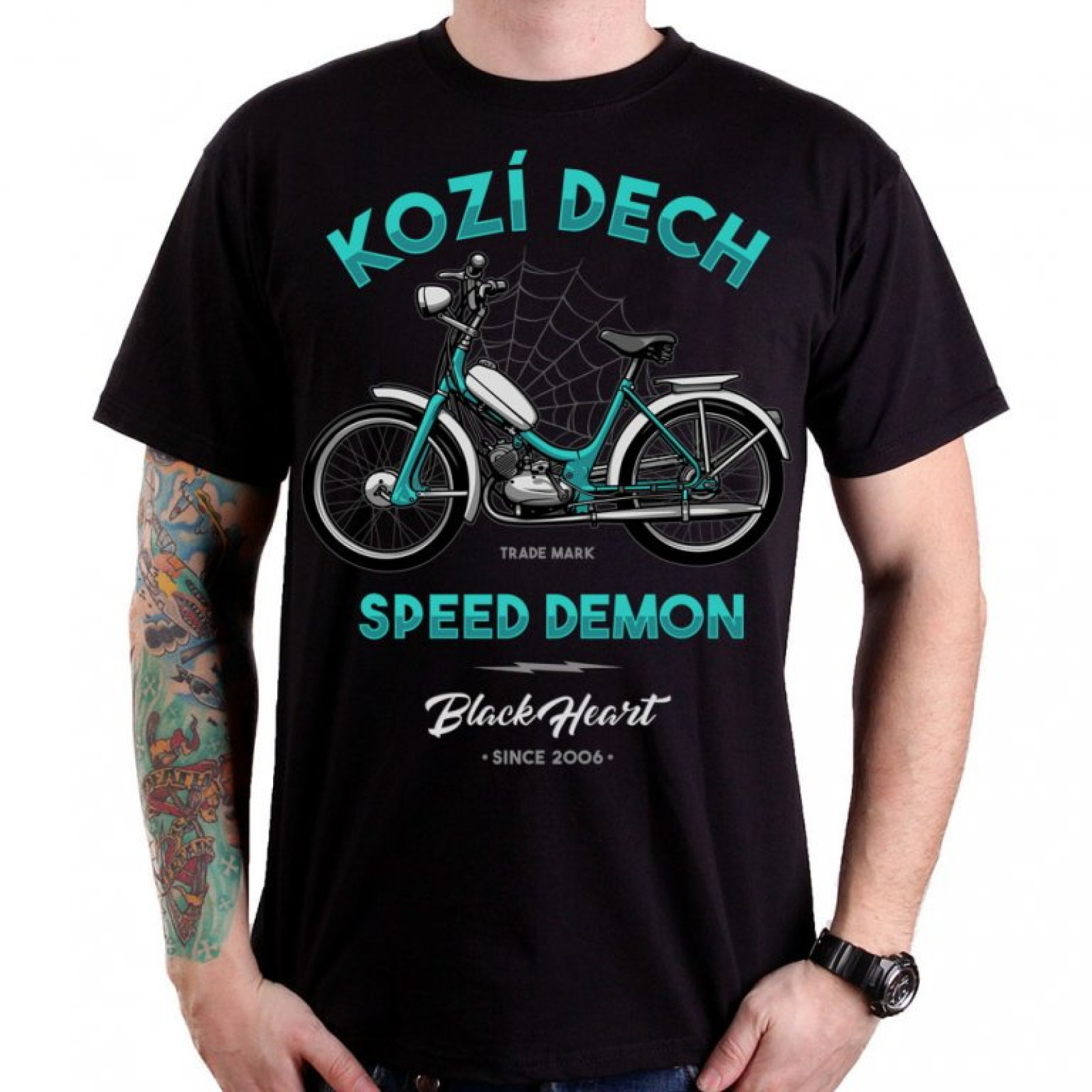 BLACK HEART Kozí dech čierna - M · záber 1