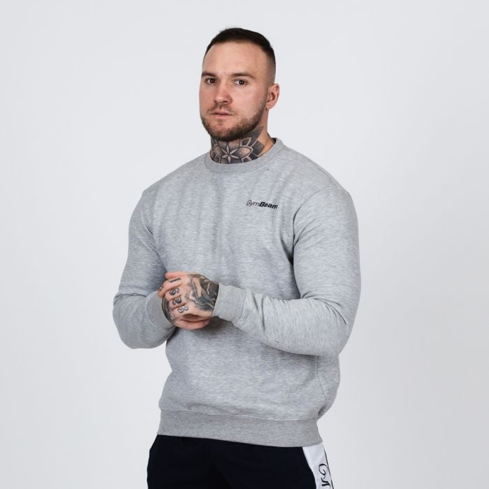 Gymbeam Mikina Basic Jumper Grey M · záber 1