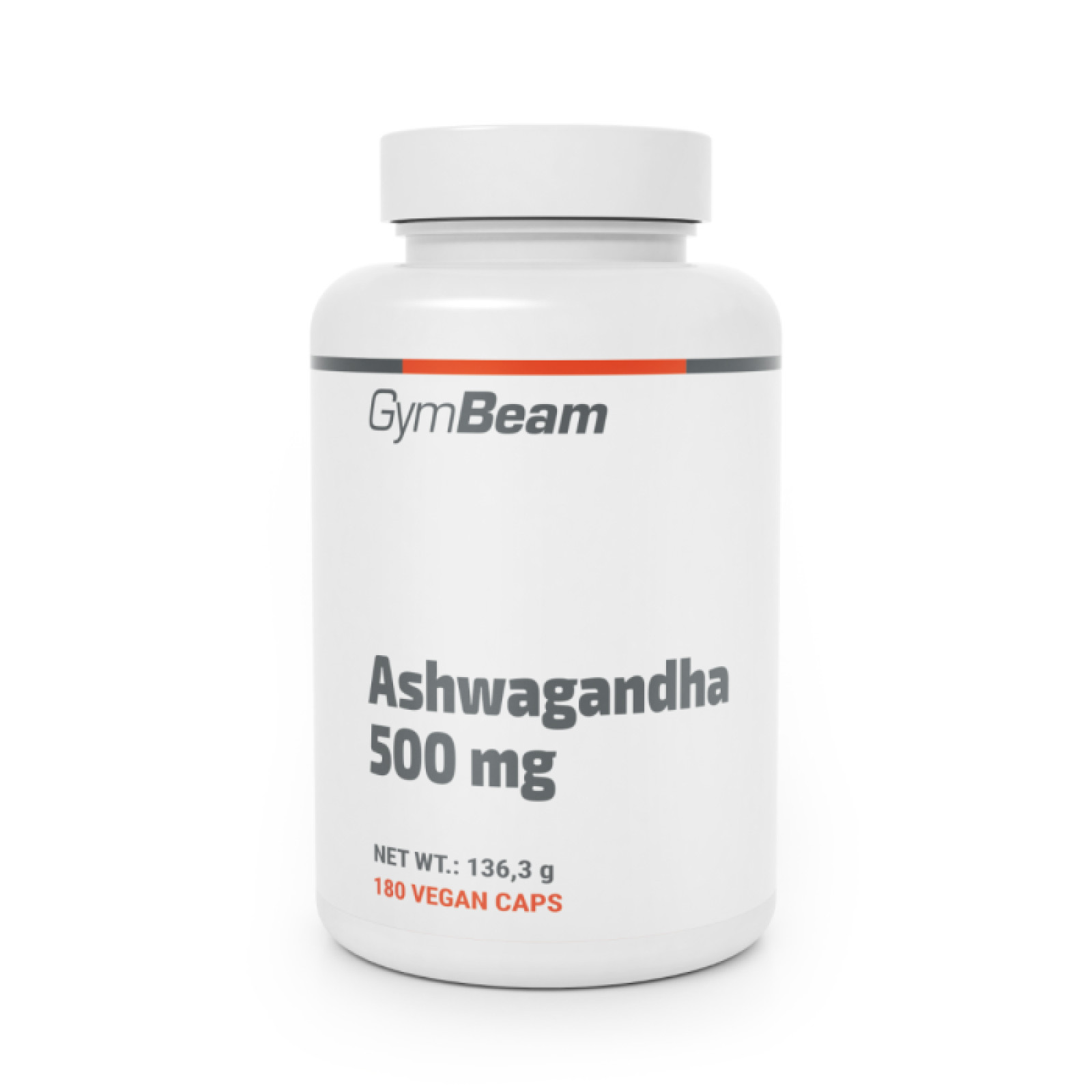 GymBeam Ashwagandha - Hmotnosť: 0,114 kg | Balenie: 36 · záber 1
