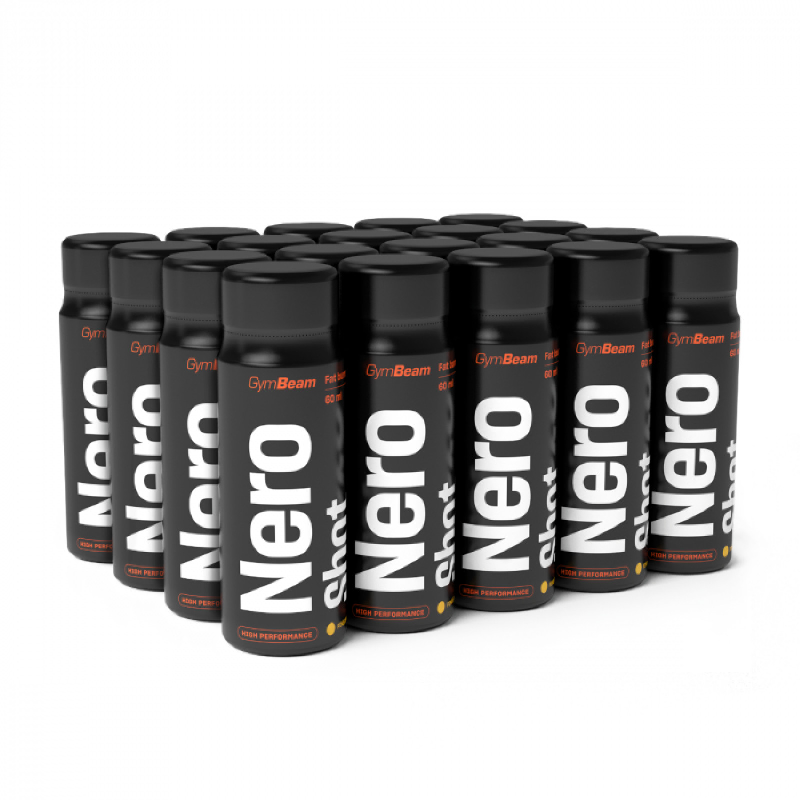 GymBeam Nero shot ananás - Príchuť: Ananás | Hmotnosť: 1,2 kg | Objem: 20 x 60 ml · záber 1