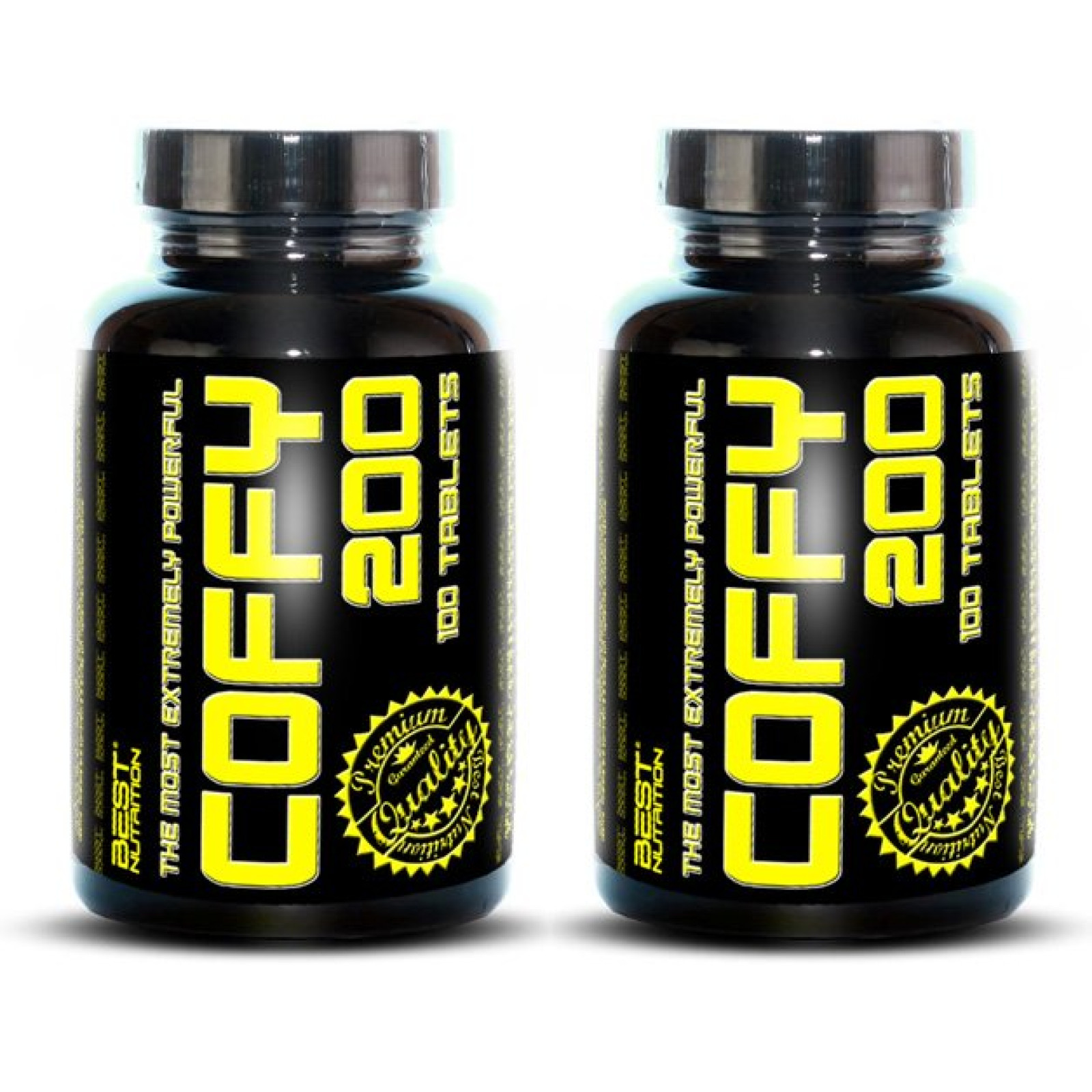 1+1 Zadarmo: Coffy 200 od Best Nutrition 100 kaps. + 100 kaps. · záber 1