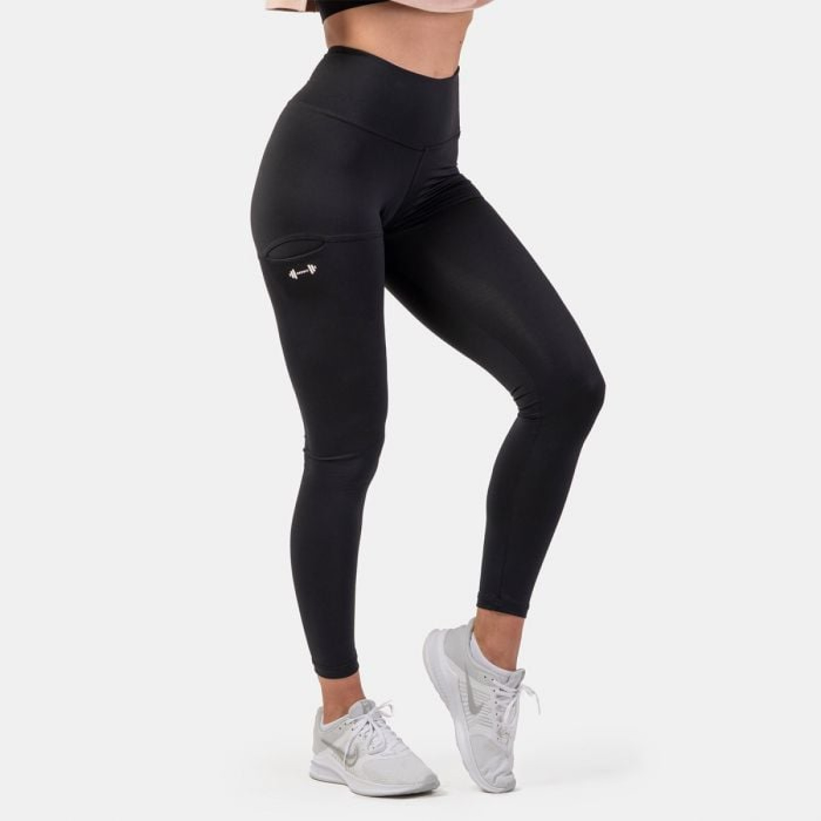 NEBBIA Dámske legíny Active High Waist Smart Pocket Black XS · záber 1