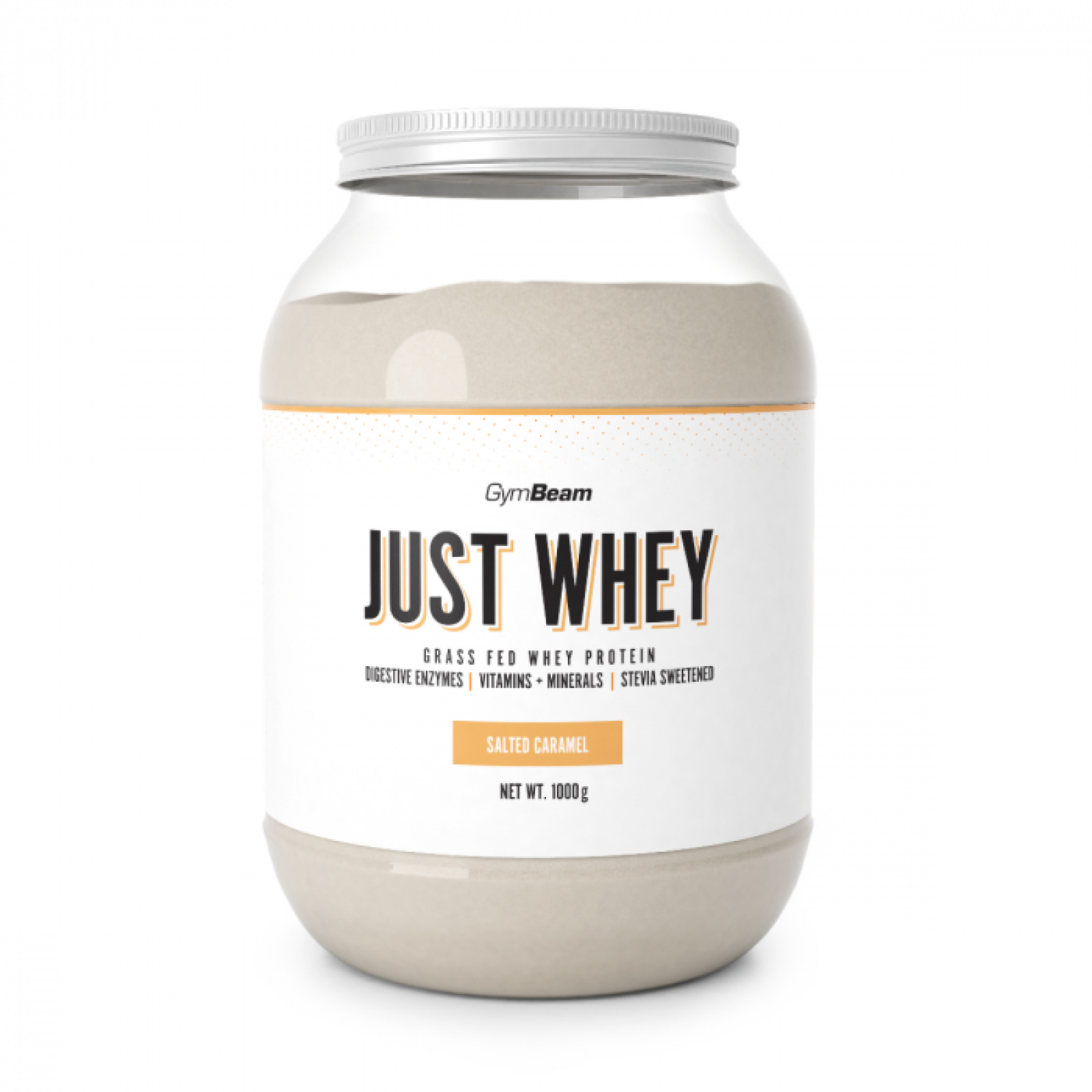 GymBeam Just Whey slaný karamel - Príchuť: Slaný karamel | Hmotnosť: 1 kg · záber 1