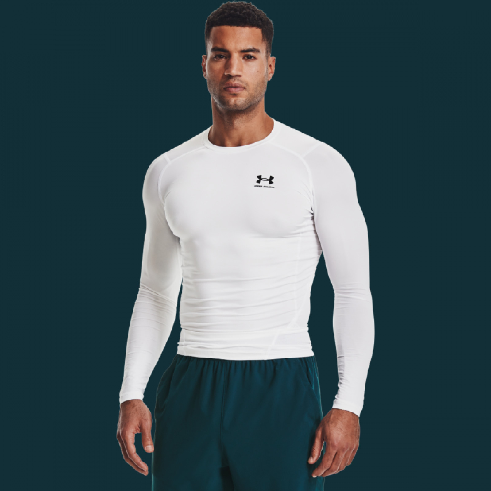 Under Armour Kompresné tričko HG Armour Comp LS White XXL · záber 1