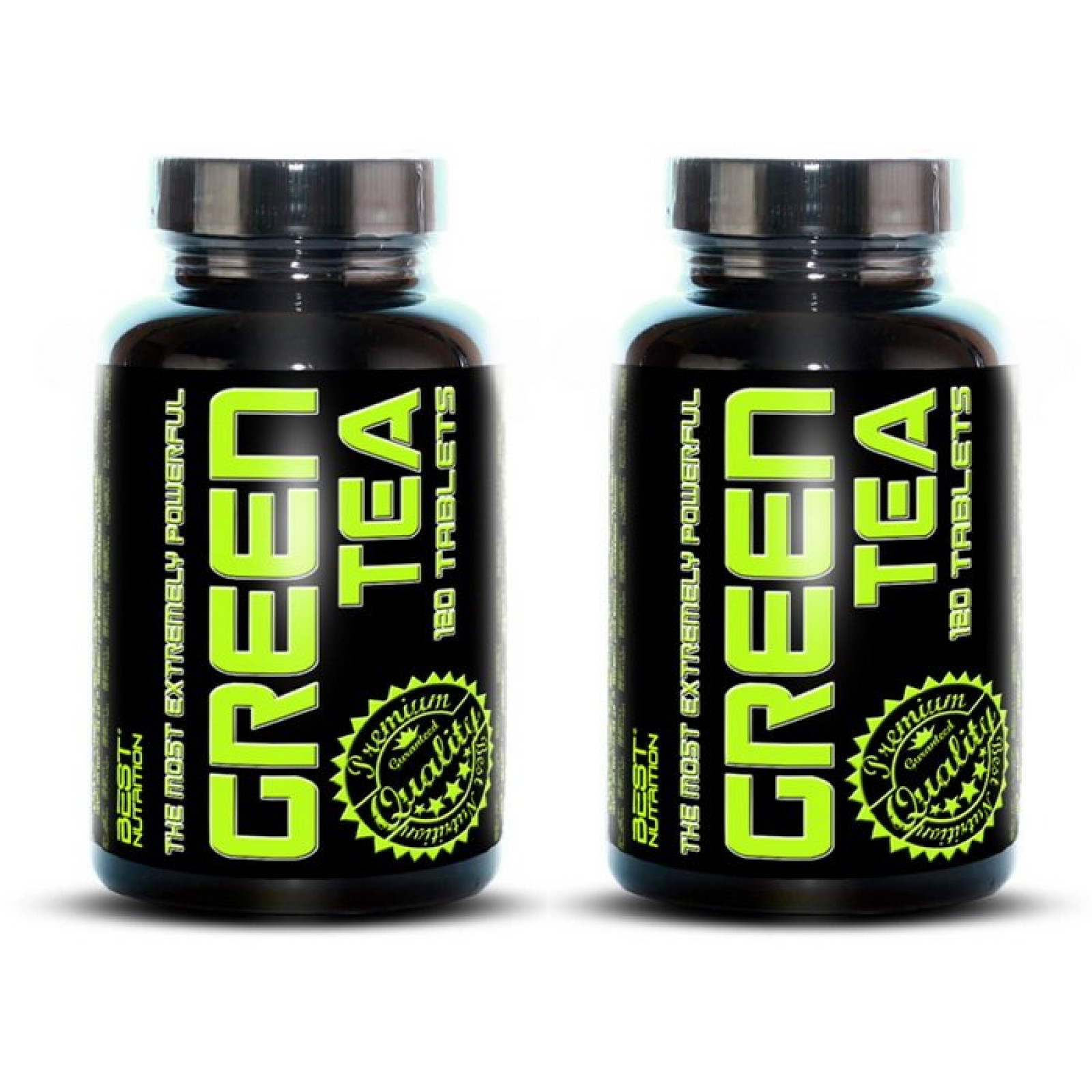 1+1 Zadarmo: Green Tea od Best Nutrition 120 tbl. + 120 tbl. · záber 1