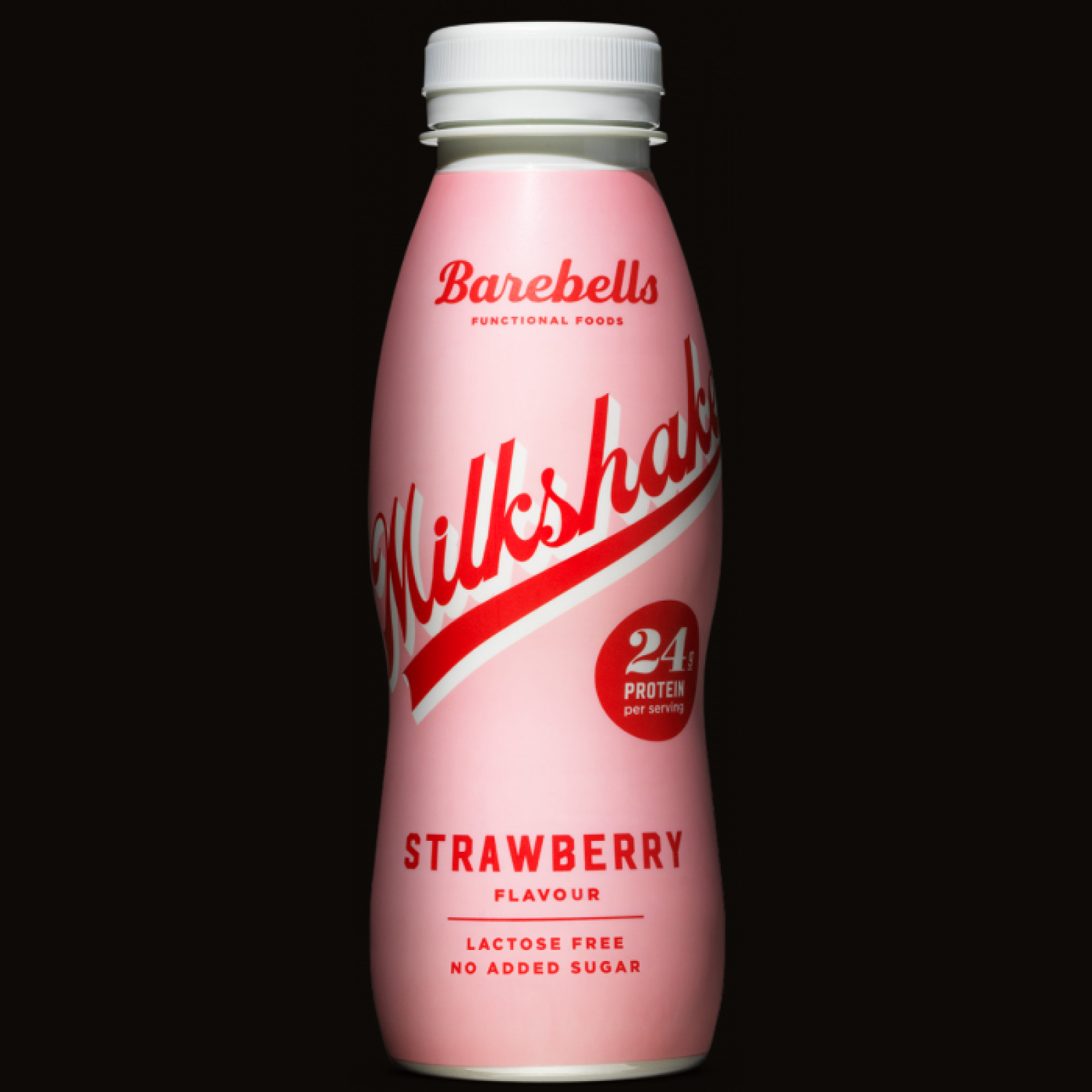 Barebells Protein Milkshake jahoda - Príchuť: Jahoda | Hmotnosť: 2,64 kg | Objem: 8 x 330 ml · záber 1