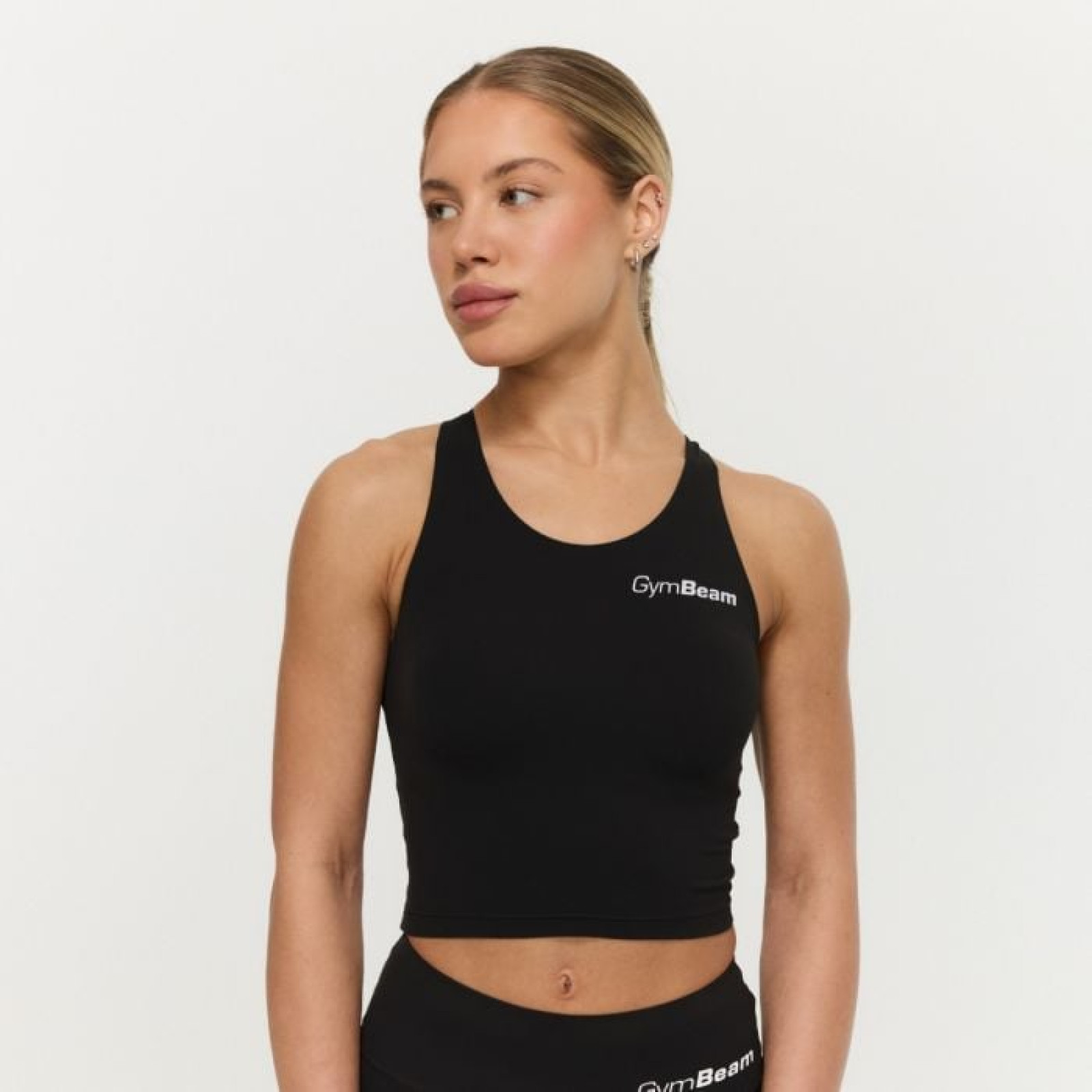 GymBeam Dámsky športový top BEAT Black MM · záber 1