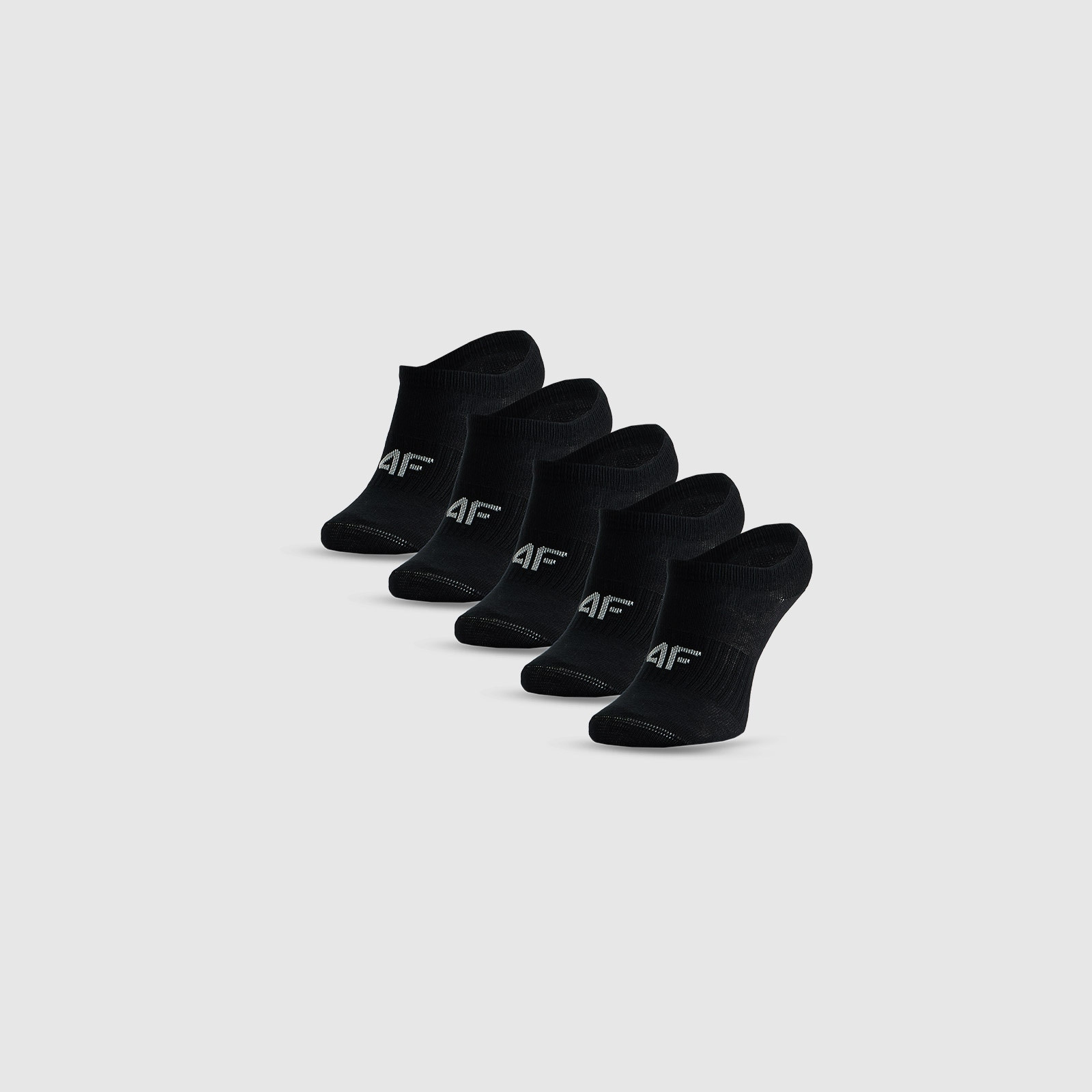 Ponožky krátke (5-pack) dievčenské - čierne · záber 1