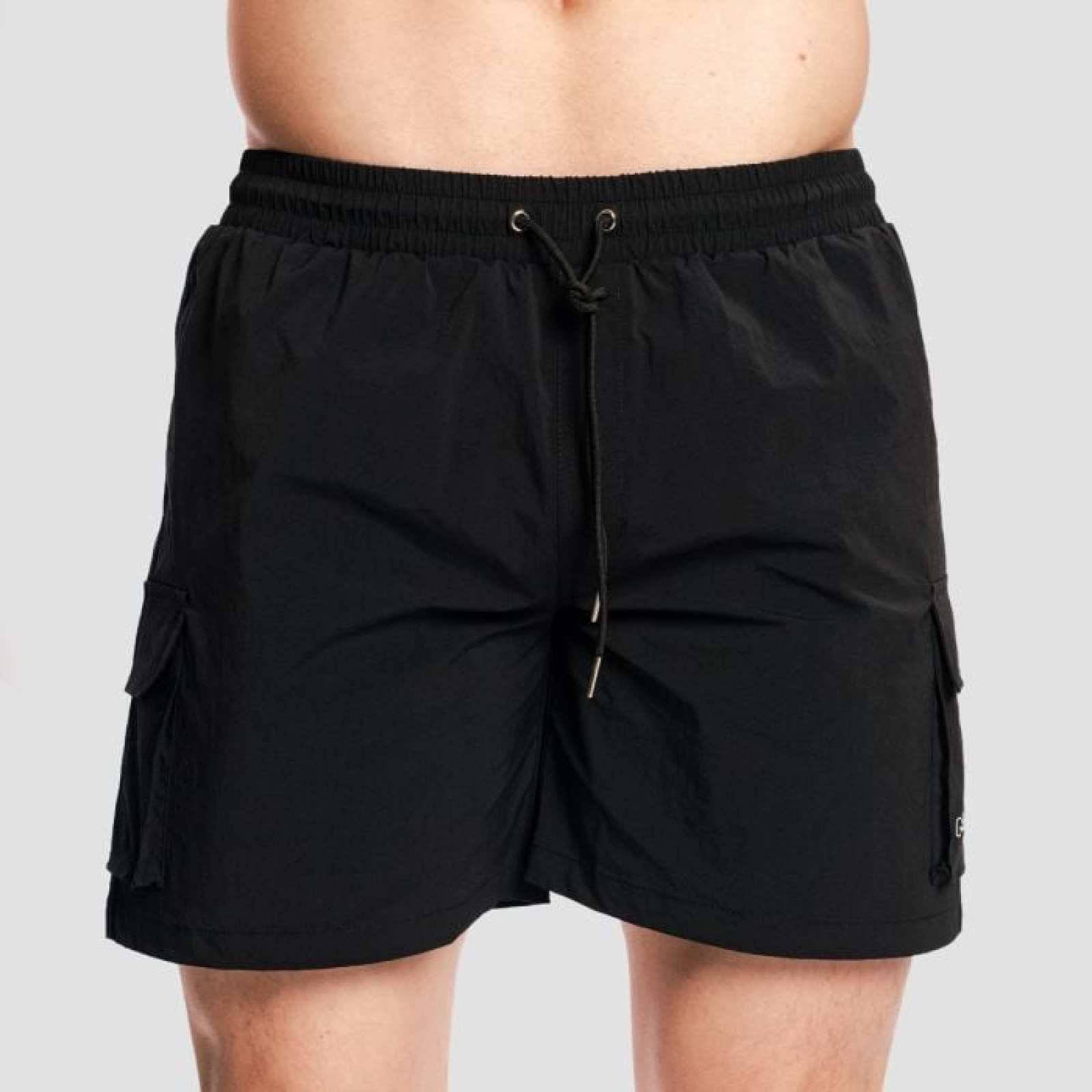 GymBeam Pánske plavecké šortky Cargo Black M · záber 1