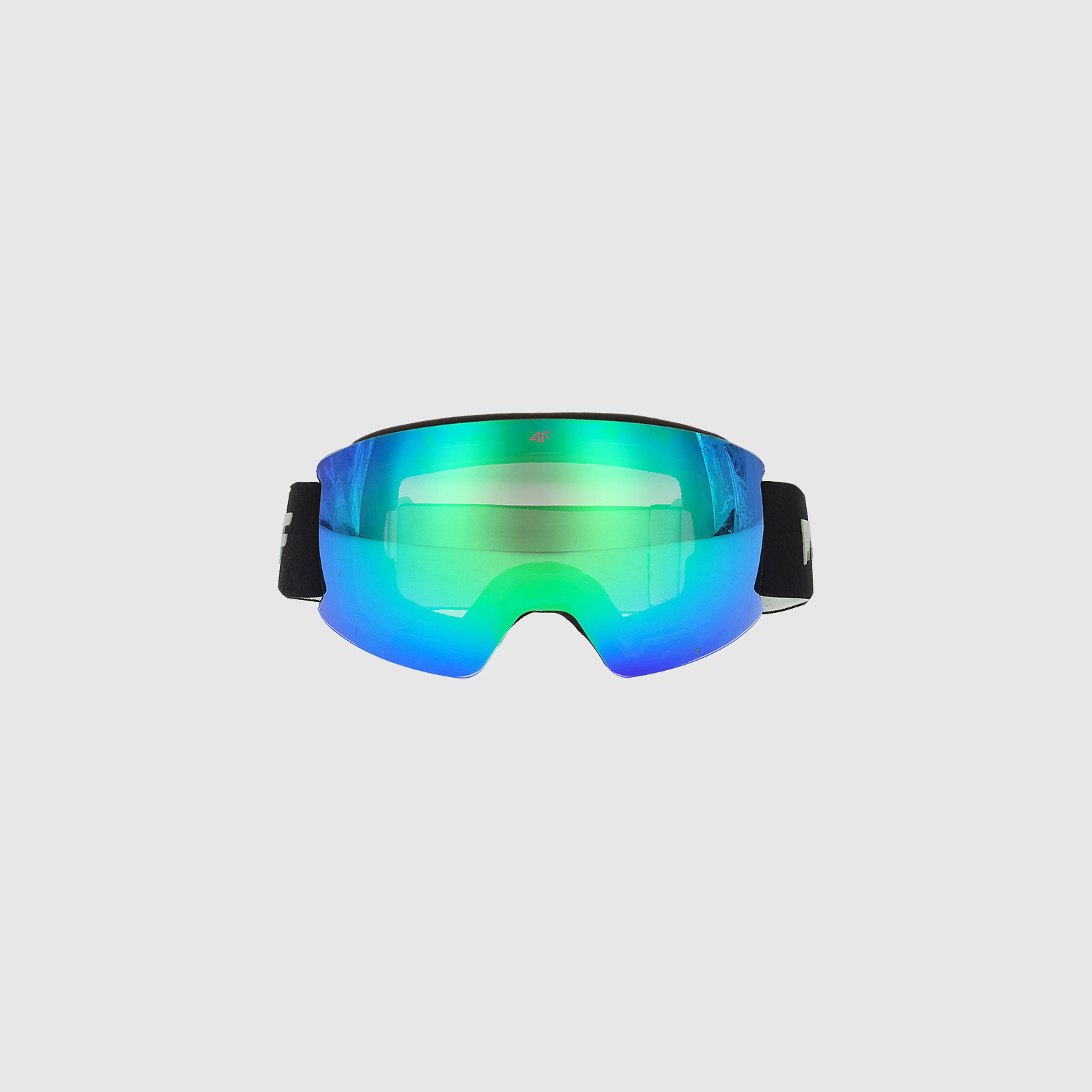 Unisex snowboardové okuliare s viacfarebnou vrstvou - čierne · záber 1