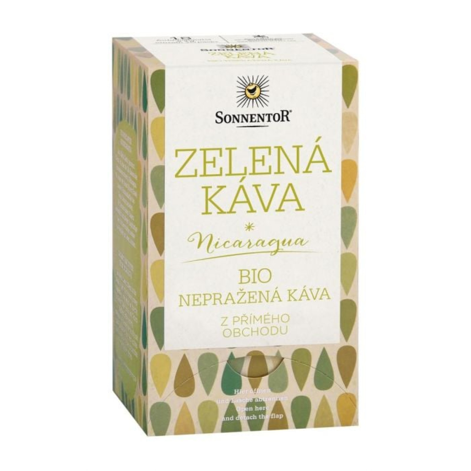 Sonnentor BIO Zelená káva · záber 1