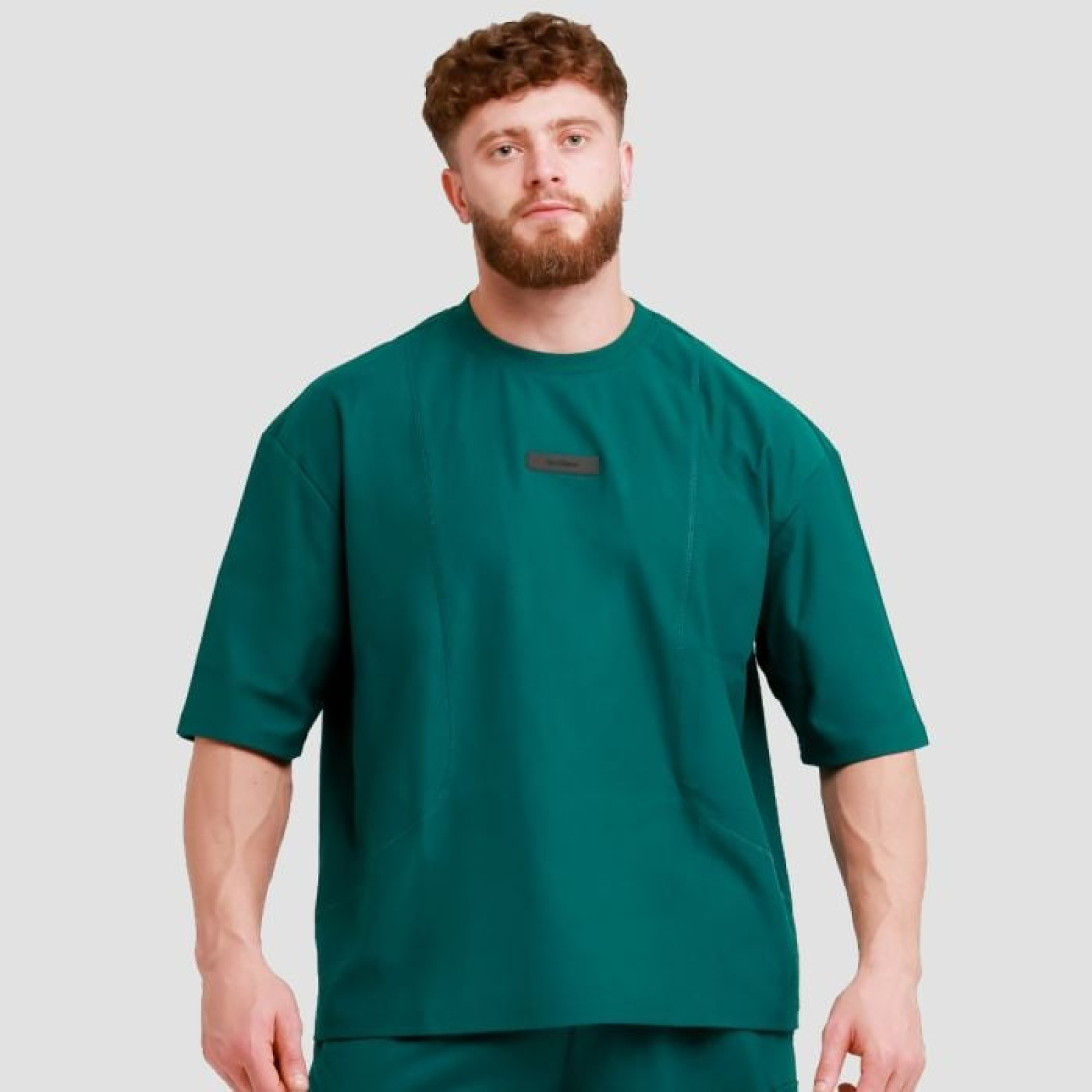 GymBeam Tričko Oversized Unstoppable Green MM · záber 1