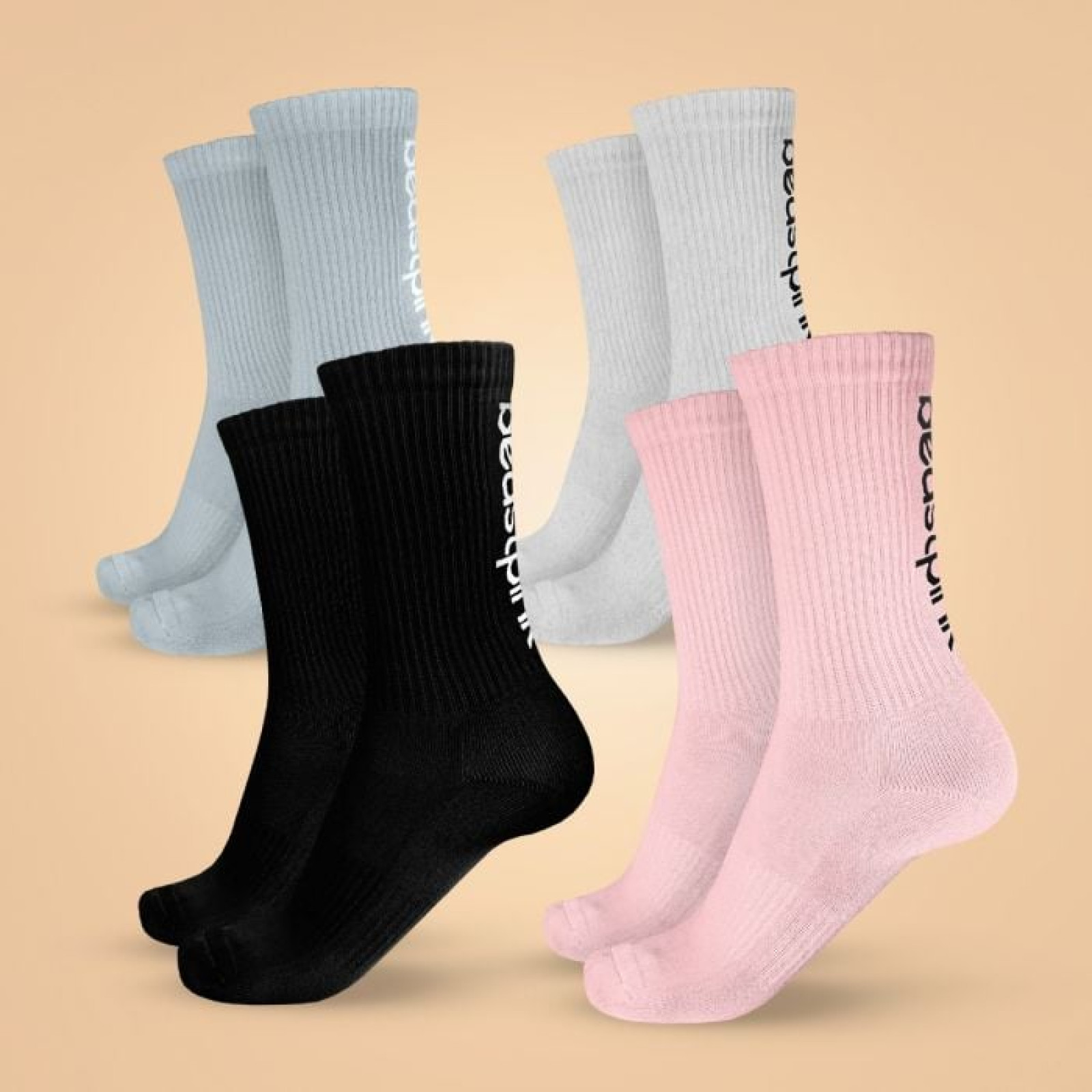 BeastPink Ponožky 3/4 4Pack S · záber 1