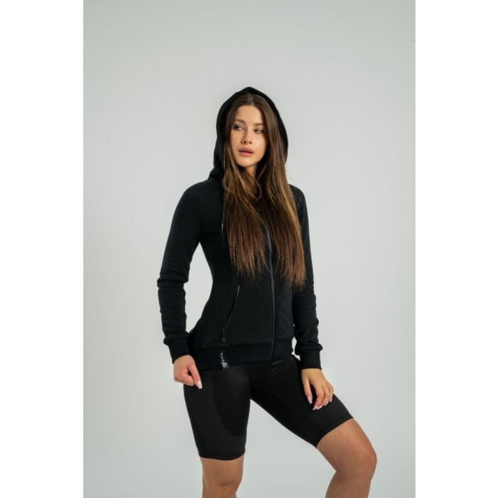 STRIX Dámska mikina so zipsom Nova Black XSXS · záber 1