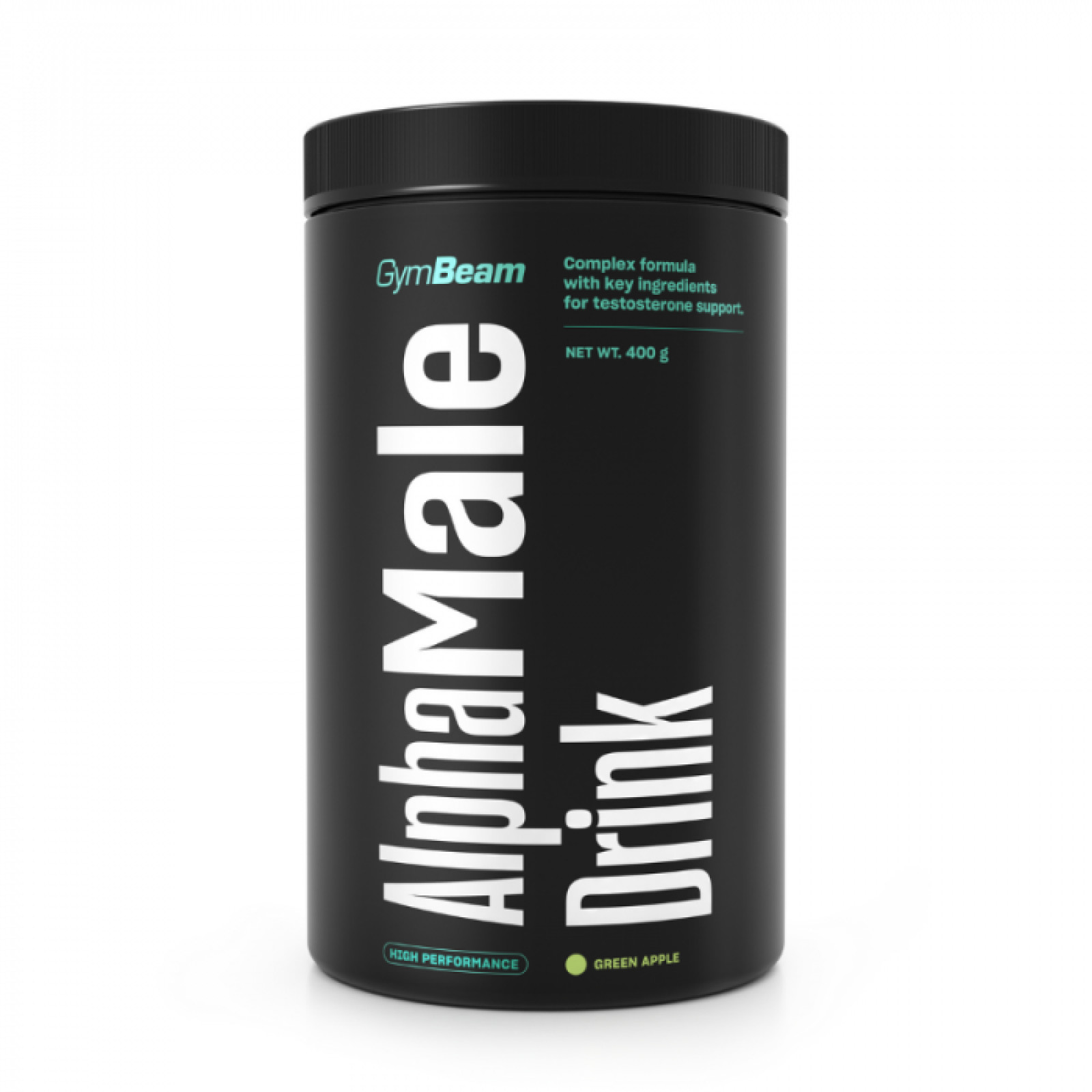 GymBeam AlphaMale Drink zelené jablko · záber 1