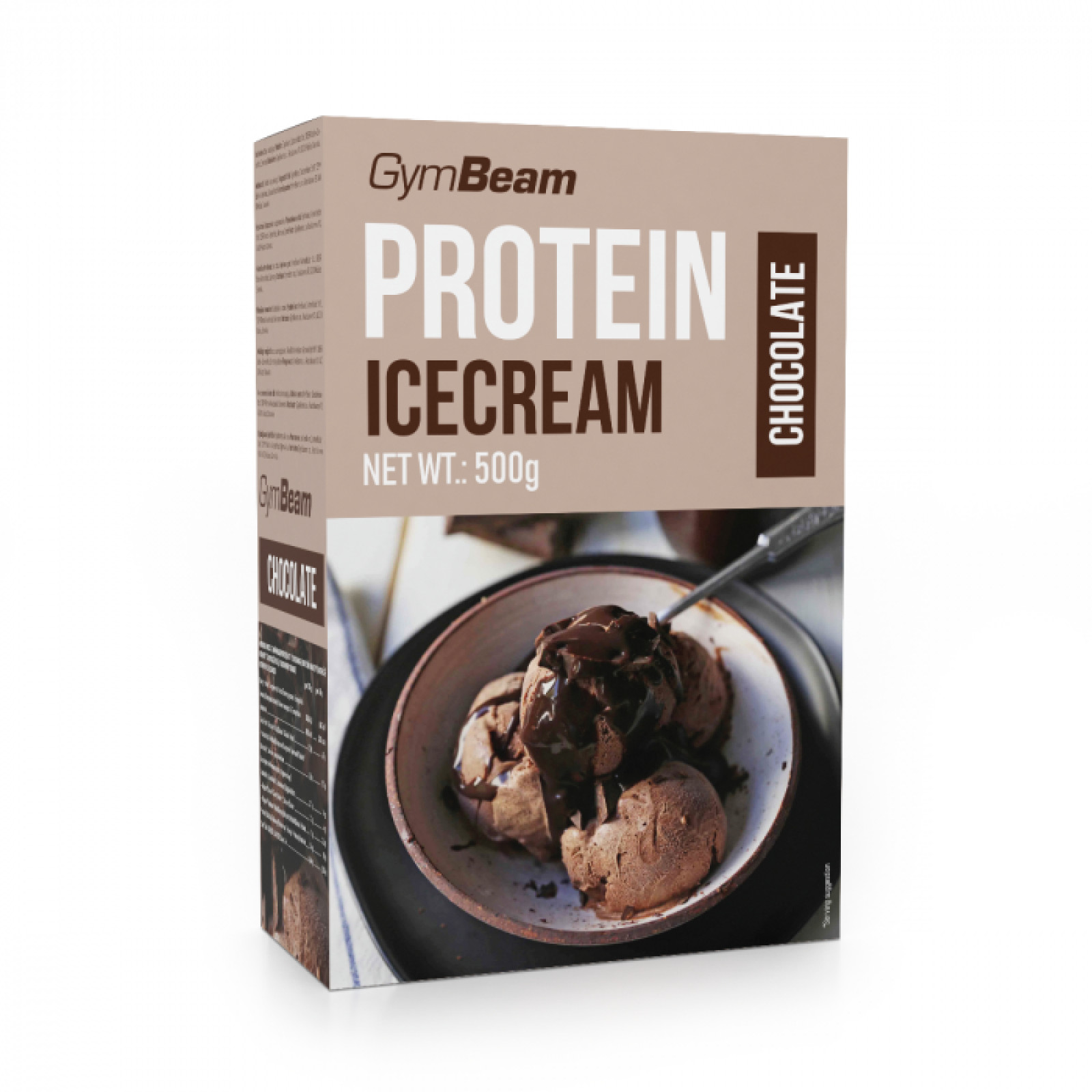 GymBeam Proteínová zmrzlina Protein Ice Cream 500 g čokoláda · záber 1