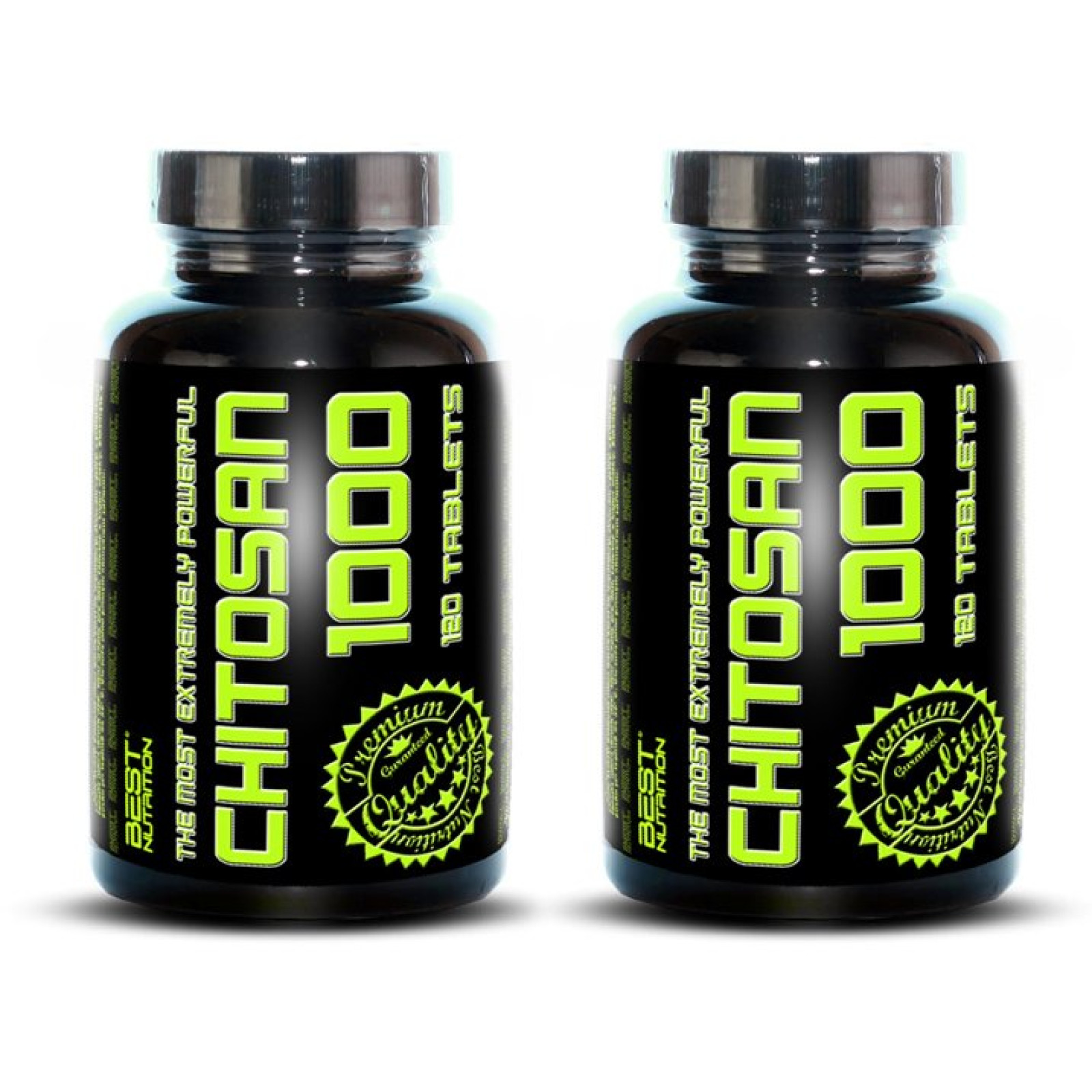 1+1 Zadarmo: Chitosan 1000 od Best Nutrition 120 tbl. + 120 tbl. · záber 1