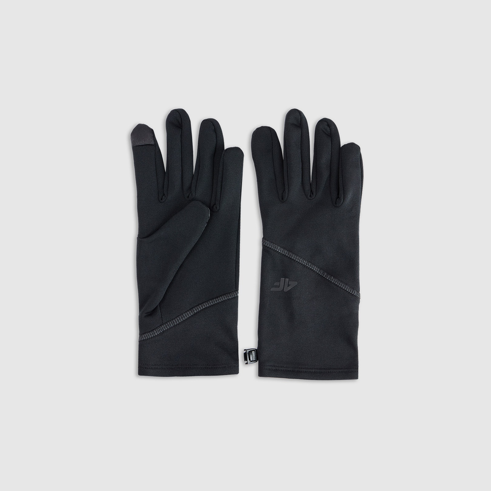 Pletené rukavice Touch Screen unisex - čierne · záber 1