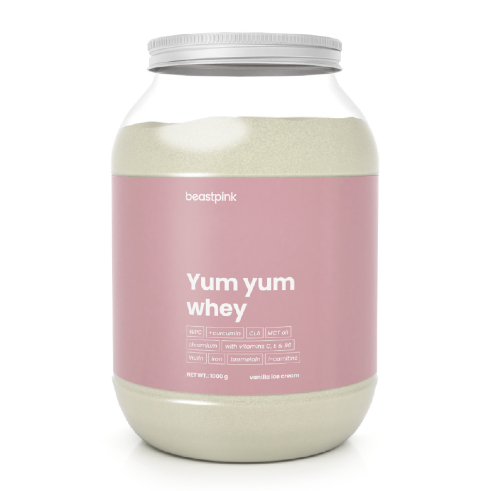 BeastPink Yum Yum Whey vanilková zmrzlina · záber 1