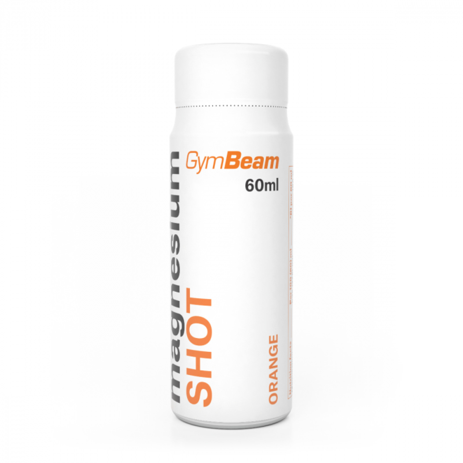 GymBeam Magnesium Shot pomaranč - Príchuť: Pomaranč | Hmotnosť: 0,06 kg | Objem: 60 ml | Balenie: 80 · záber 1