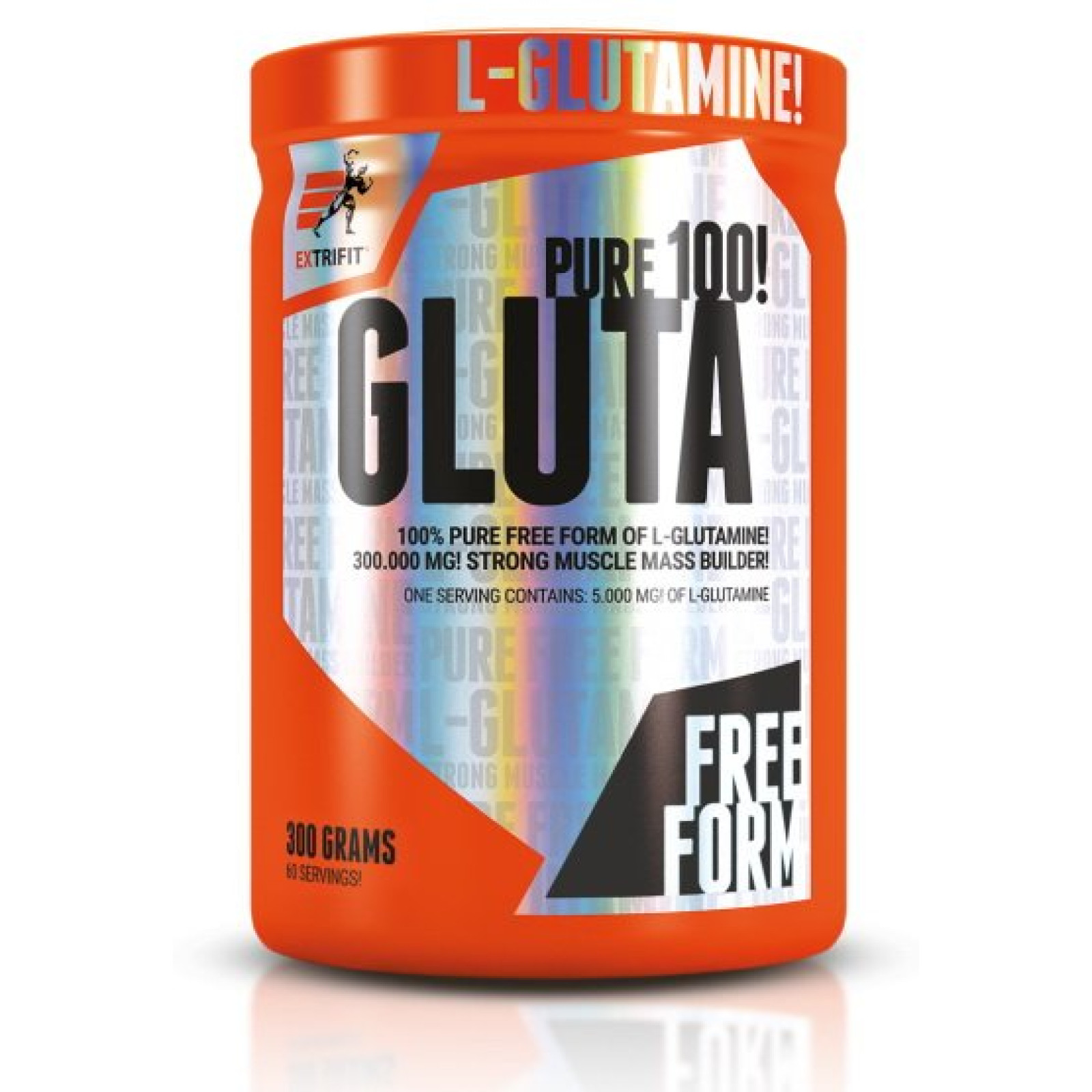 Gluta Pure 100 L-Glutamine - Extrifit 300 g · záber 1