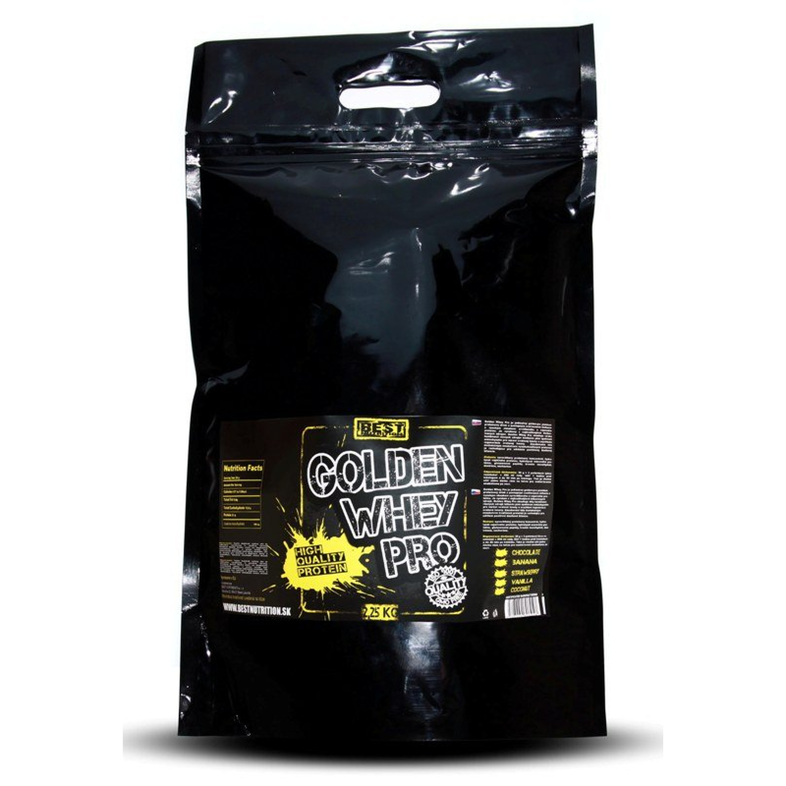 Golden Whey Pro - Best Nutrition 2,25 kg Kokos · záber 1