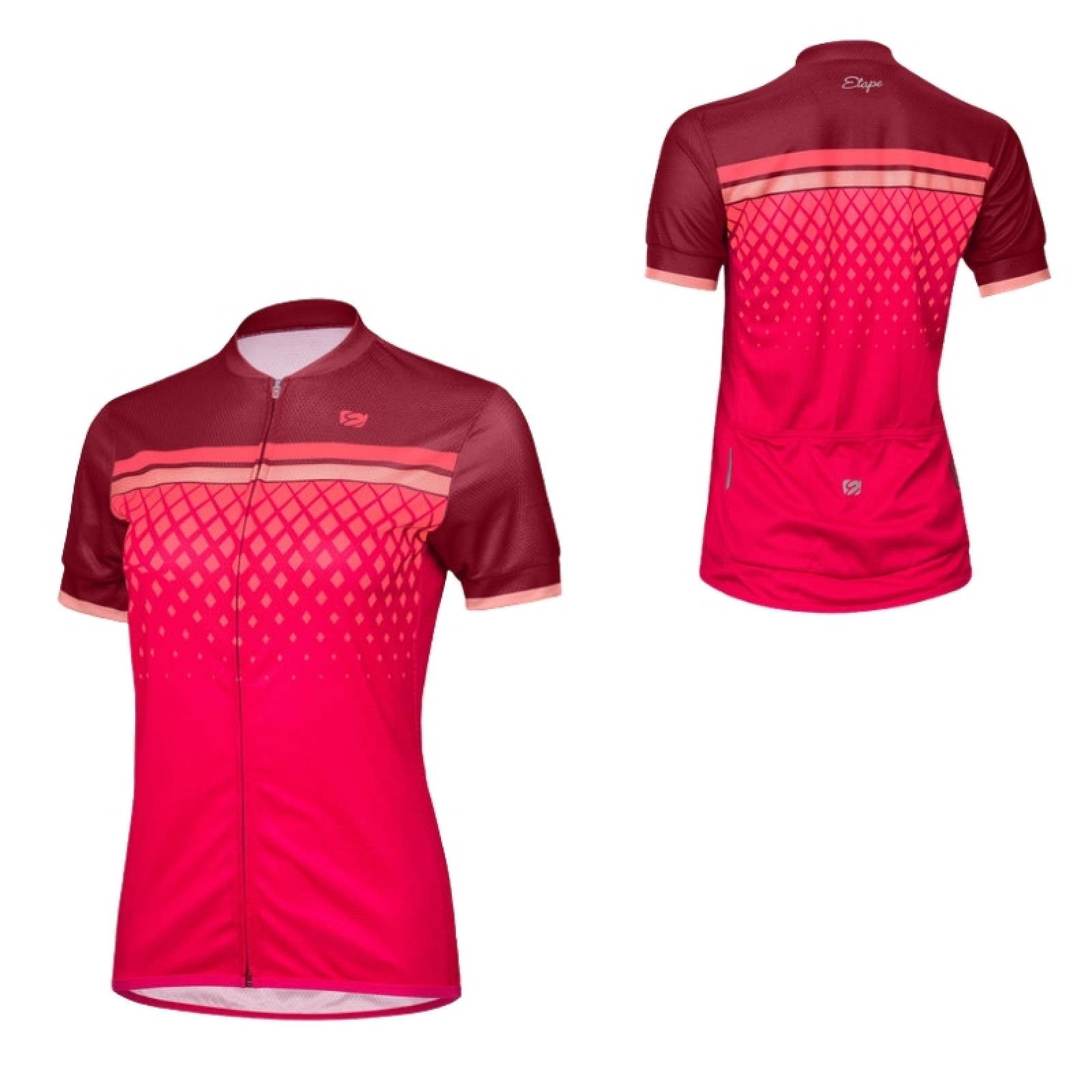 Etape Diamond bordeaux/ružová - XL · záber 1