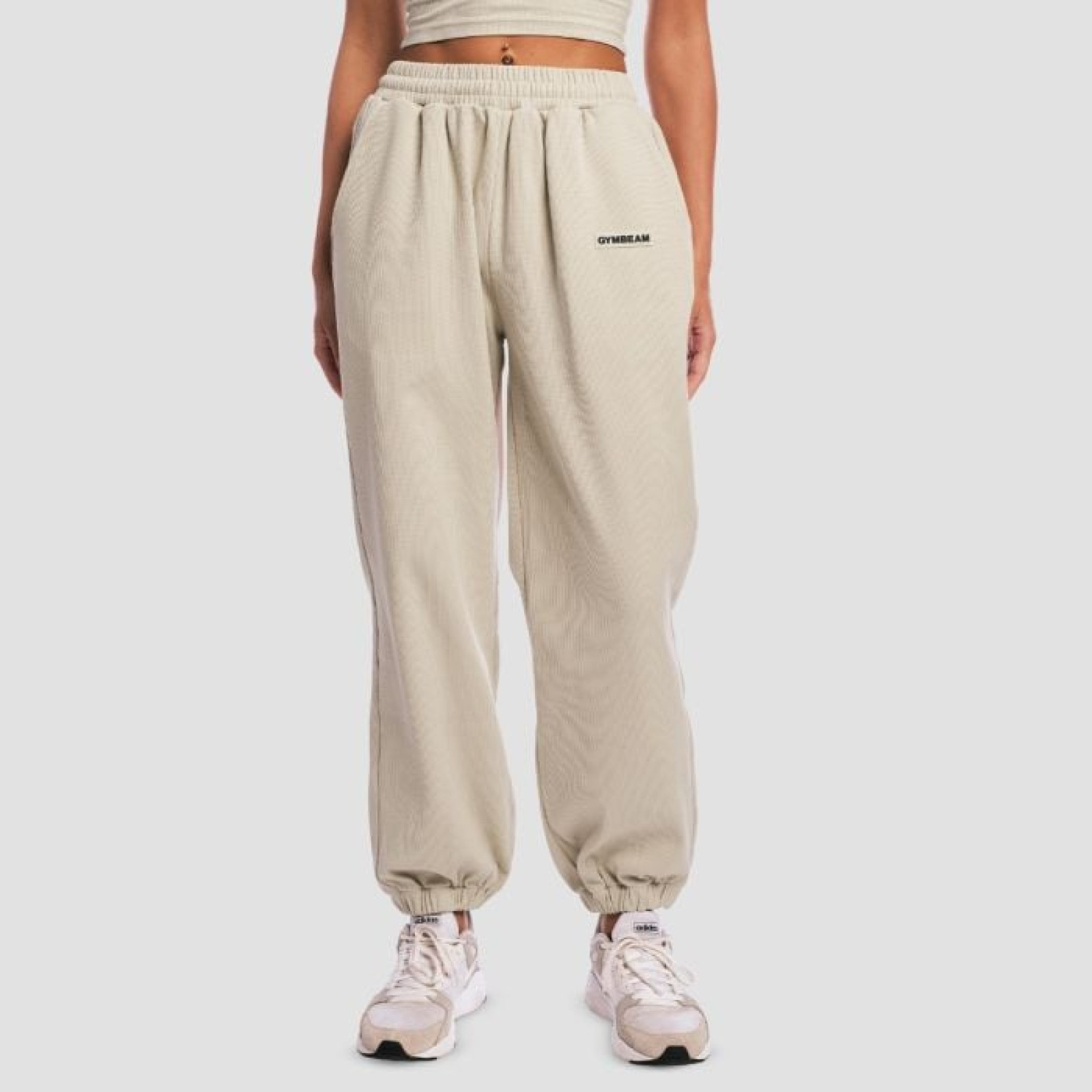 GymBeam Dámske tepláky Aura Grey L · záber 1