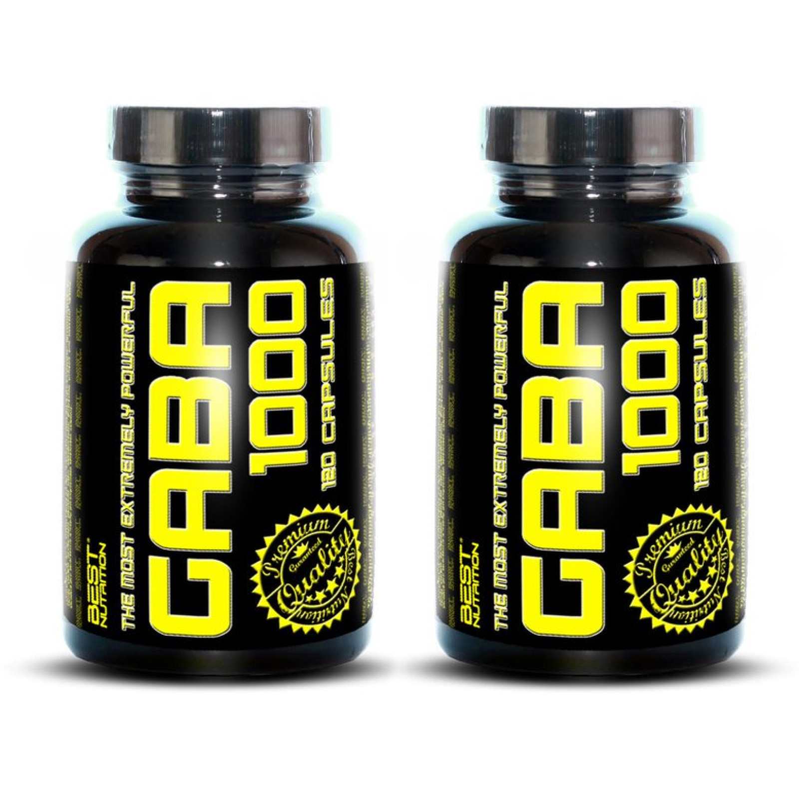 1+1 Zadarmo: GABA 1000 od Best Nutrition 120 kaps. + 120 kaps. · záber 1