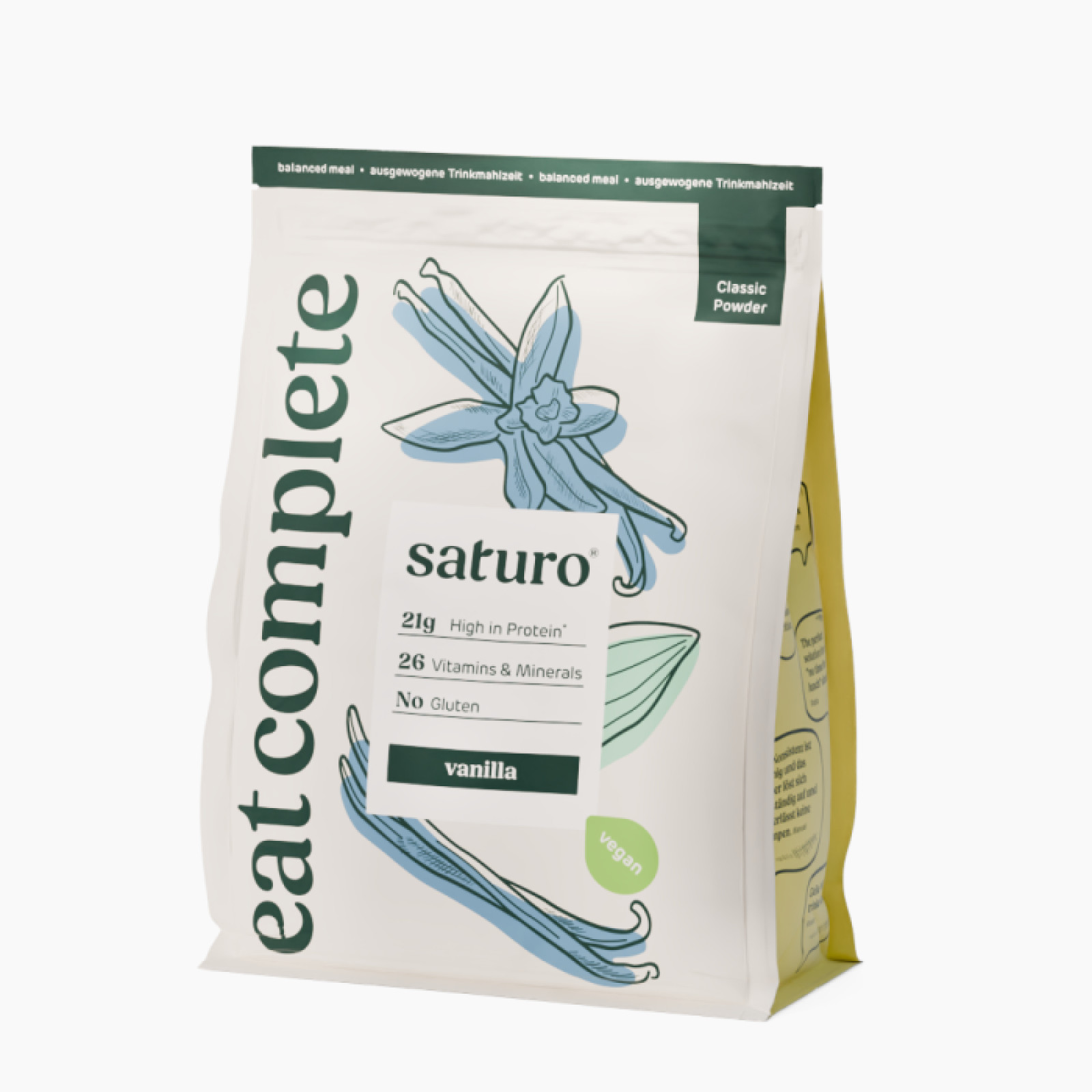 SATURO Balanced Powder vanilka · záber 1