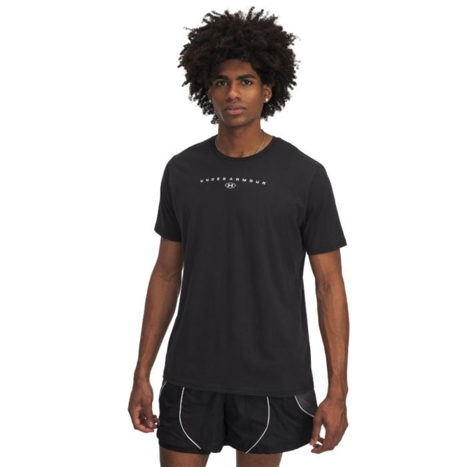 Under Armour Tričko Stacked Logo SS Black S · záber 1