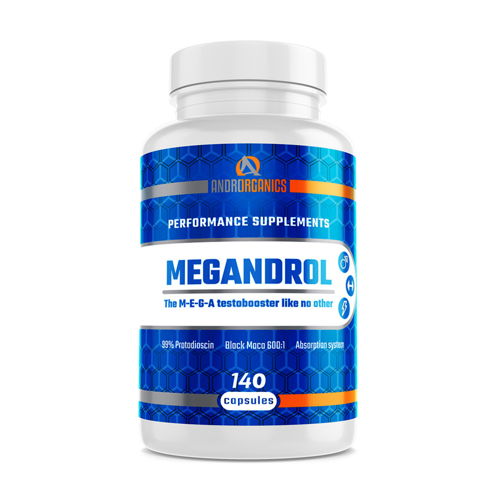 Androrganics Megandrol 140 caps · záber 1