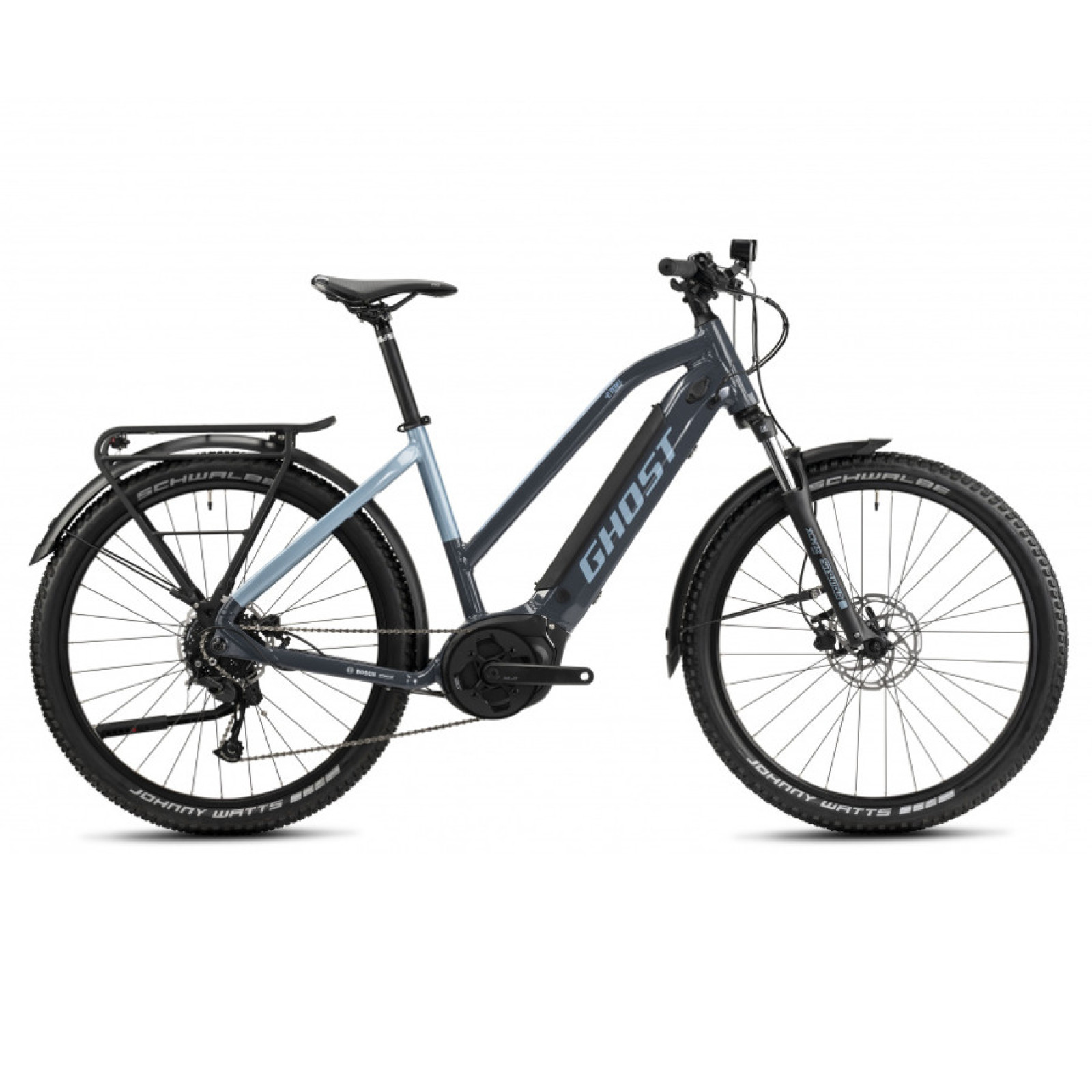 Ghost E-Teru Essential 27,5" EQ MID B500 - model 2023 Grey/Blue - L (20,5", 172-183 cm) · záber 1
