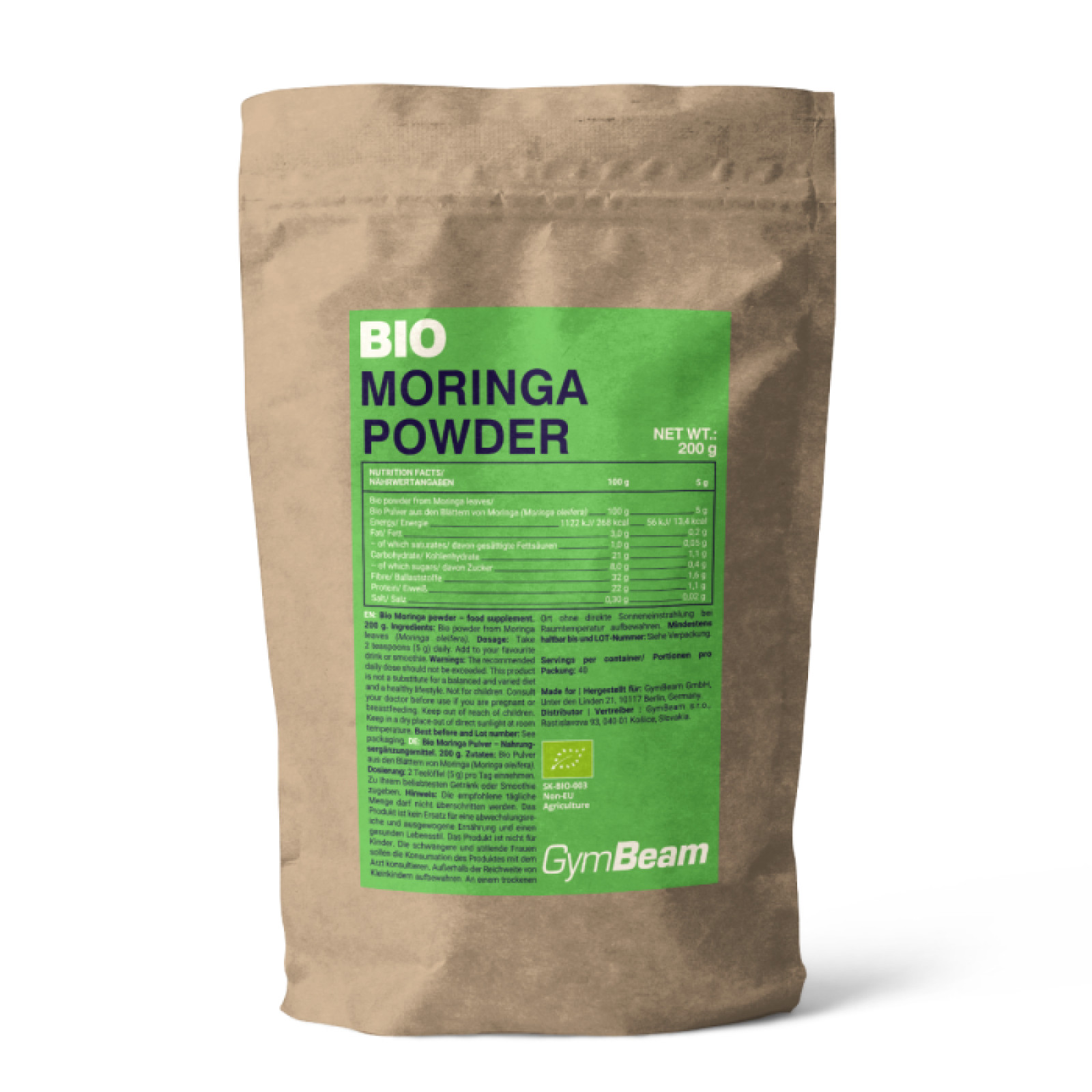 GymBeam BIO Moringa · záber 1