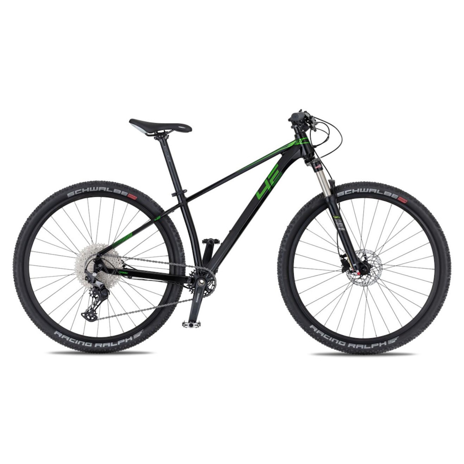4EVER Dark Sport - model 2025 pearl black/green - S (15,5", 150-165 cm) · záber 1