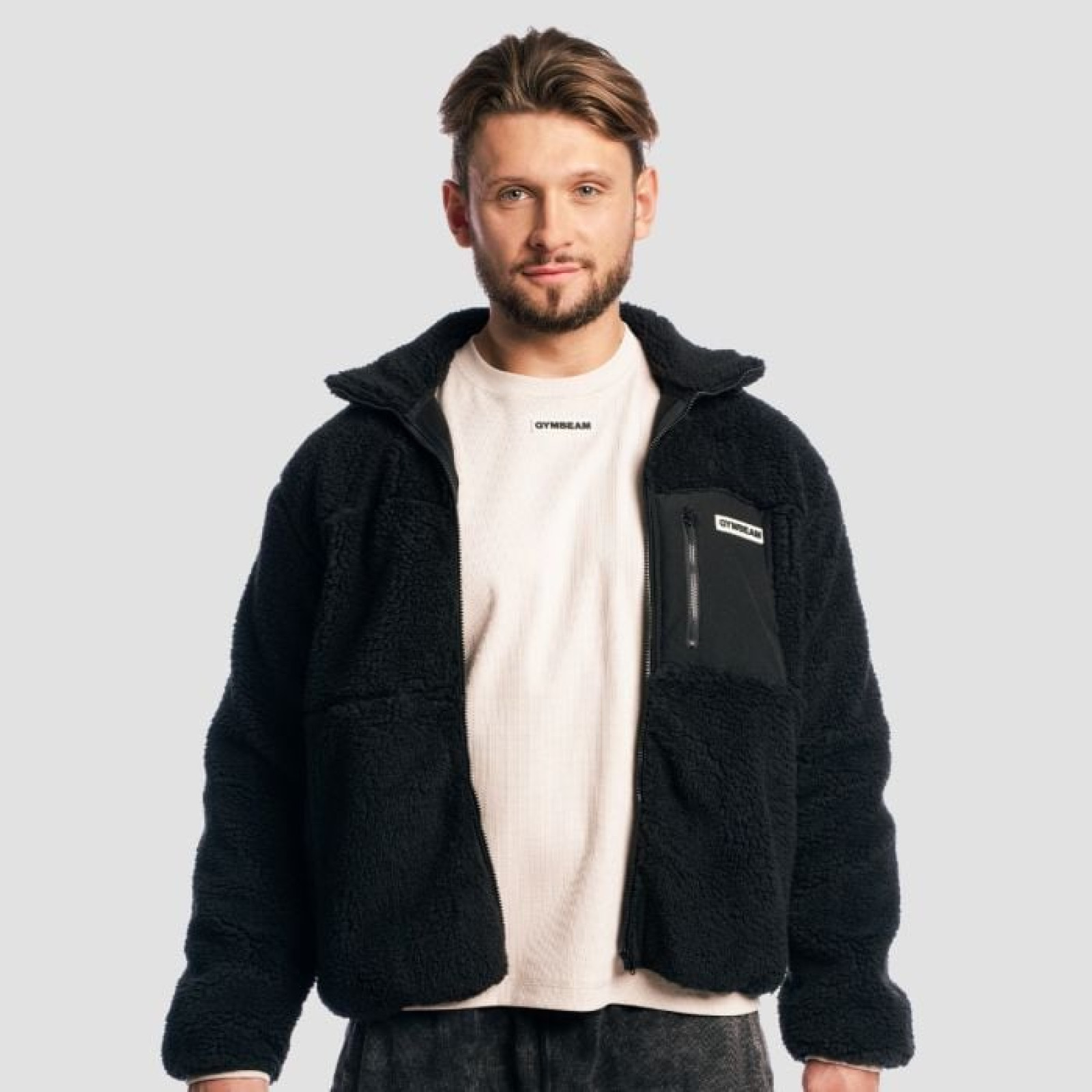 GymBeam Bunda Sherpa Black S · záber 1