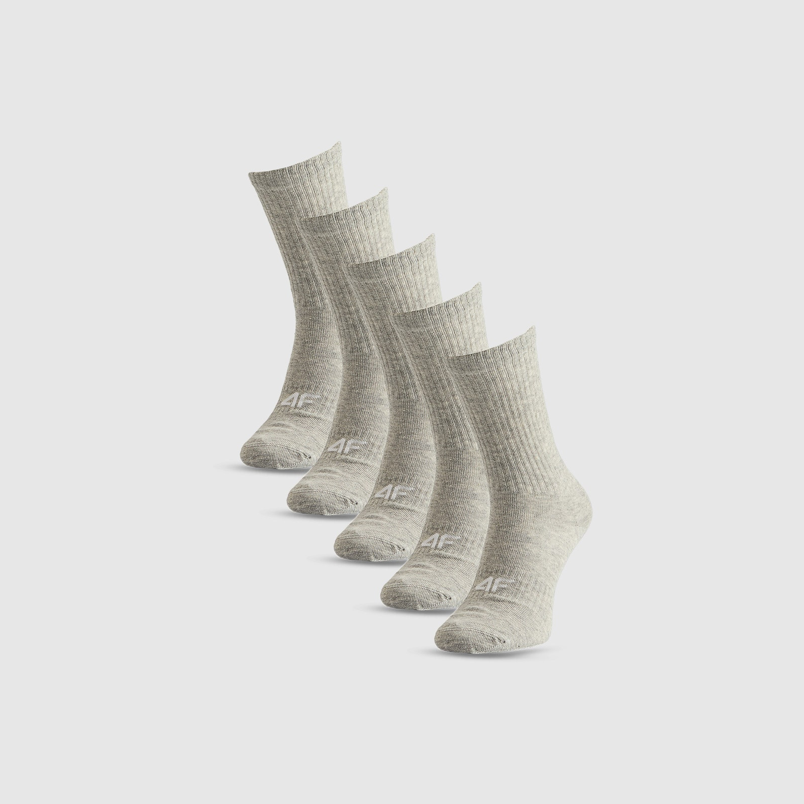 Ponožky dlhé (5-pack) dámske - sivé · záber 1