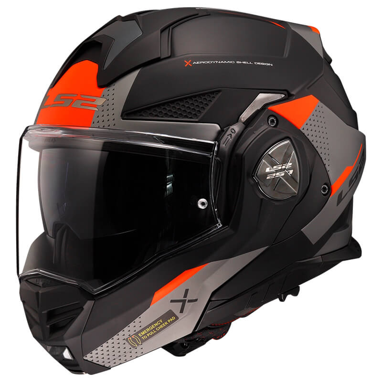 LS2 FF901 Advant X Oblivion Matt Black Titanium 3XL (65-66) · záber 1