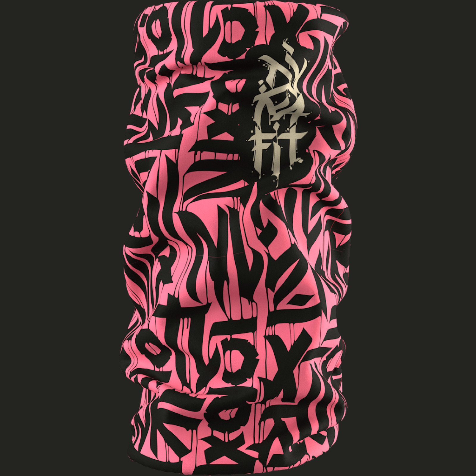 Dynafit Graphic Neck Gaiter - Farba: Červená · záber 1