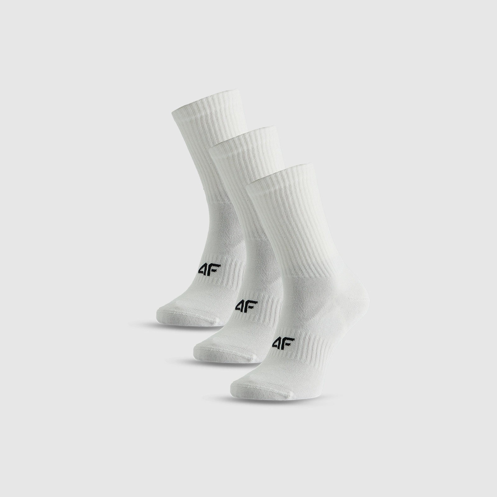 Dlhé ponožky (3-pack) dámske - biele · záber 1