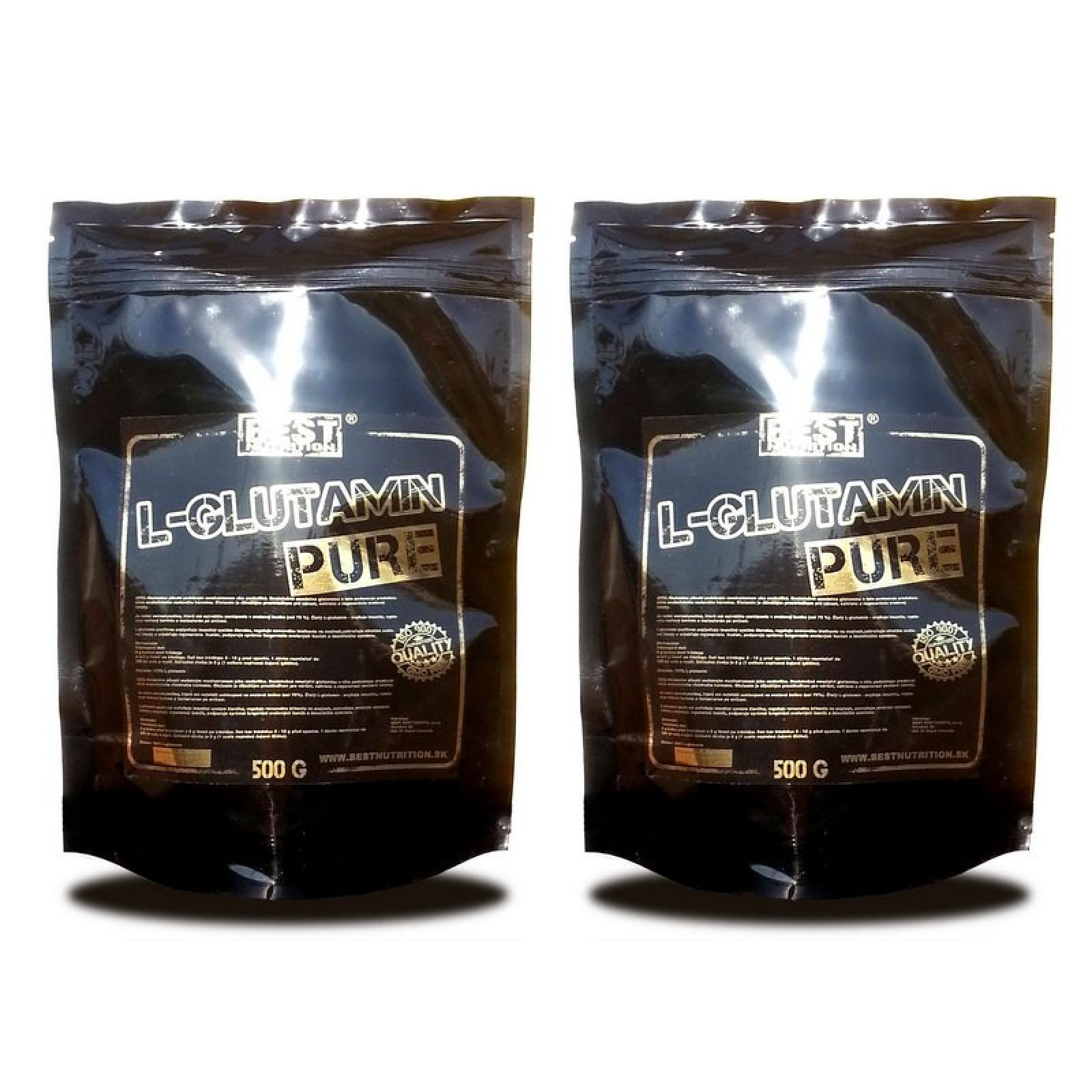 1+1 Zadarmo: L-Glutamin pure od Best Nutrition 250 g + 250 g · záber 1