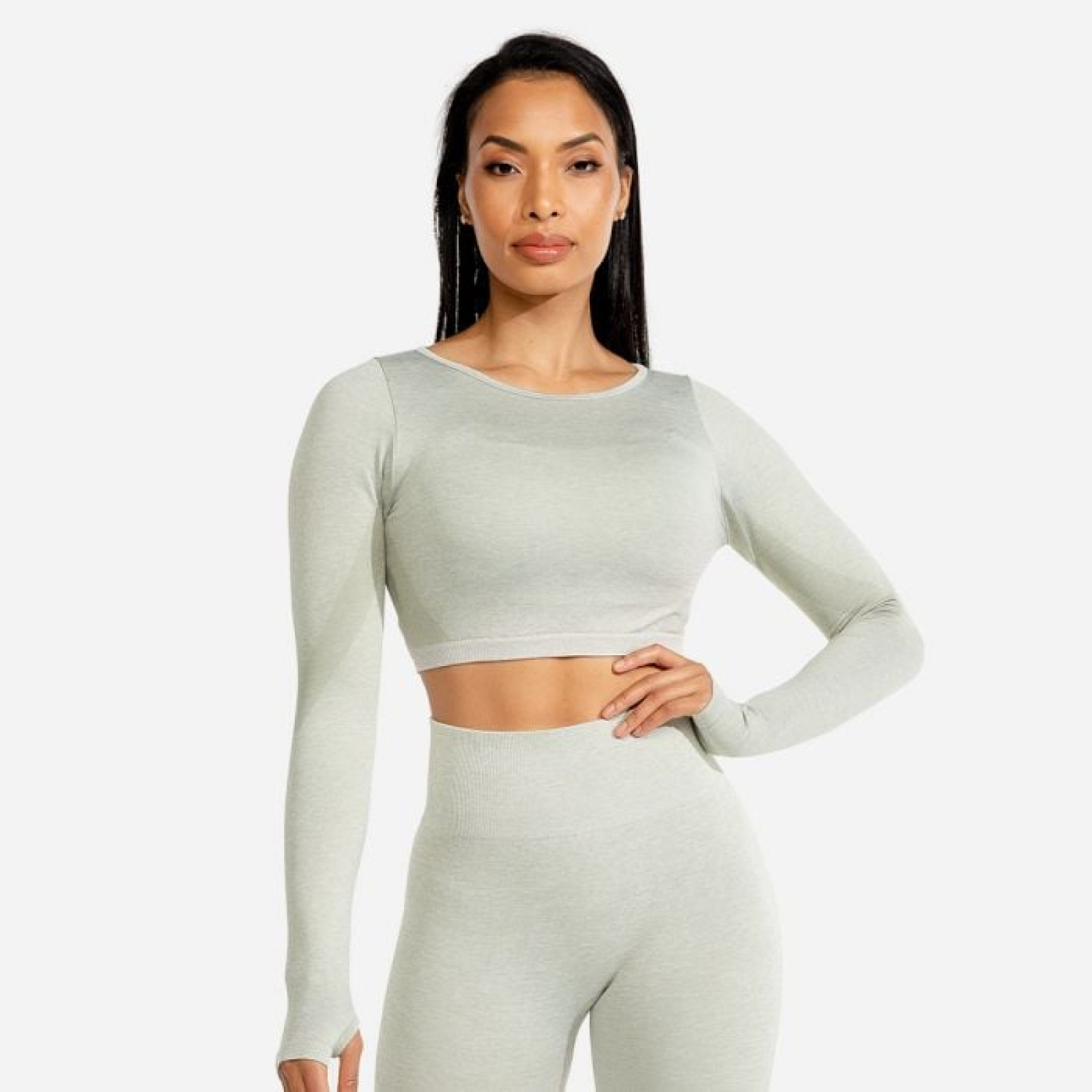 SQUATWOLF Športový Top Seamless Crop Top Ice M · záber 1