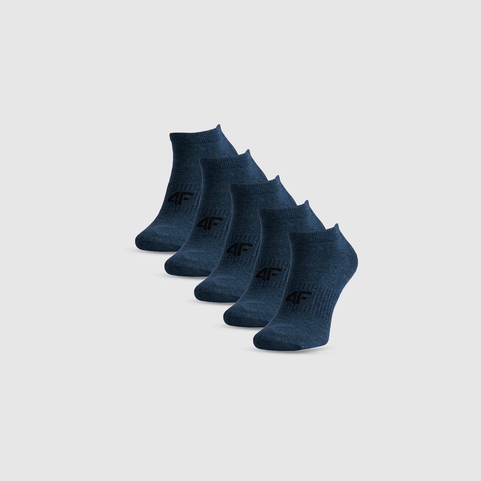 Ponožky členkové (5-pack) pánske - tmavomodré · záber 1