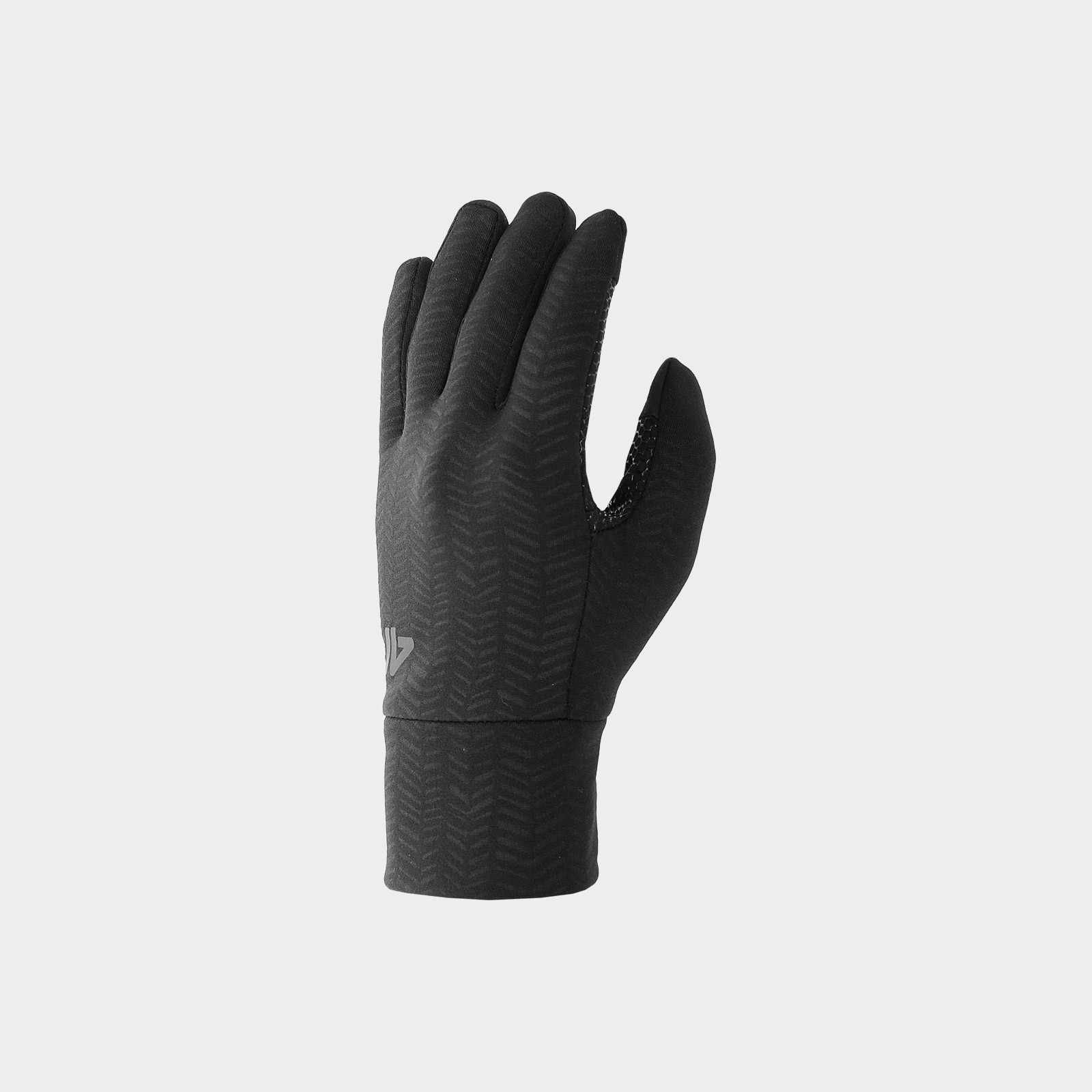 Unisex pleteninové rukavice Touch Screen - čierne · záber 1