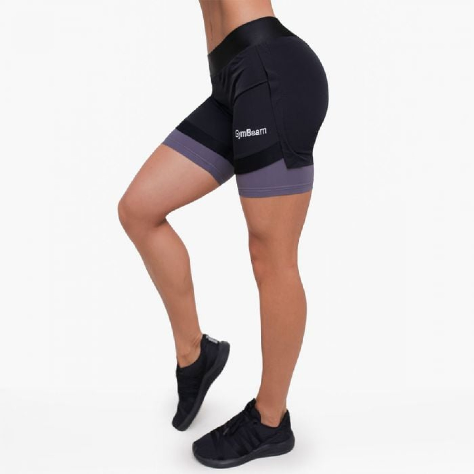 GymBeam Dámske Šortky 2in1 Black Grey XS · záber 1