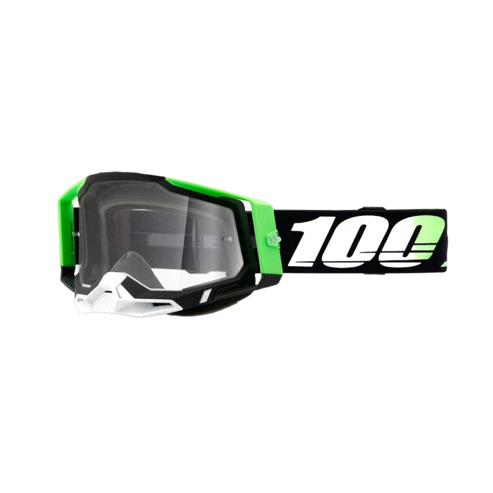 100% Racecraft 2 Kalkuta, číre plexi · záber 1