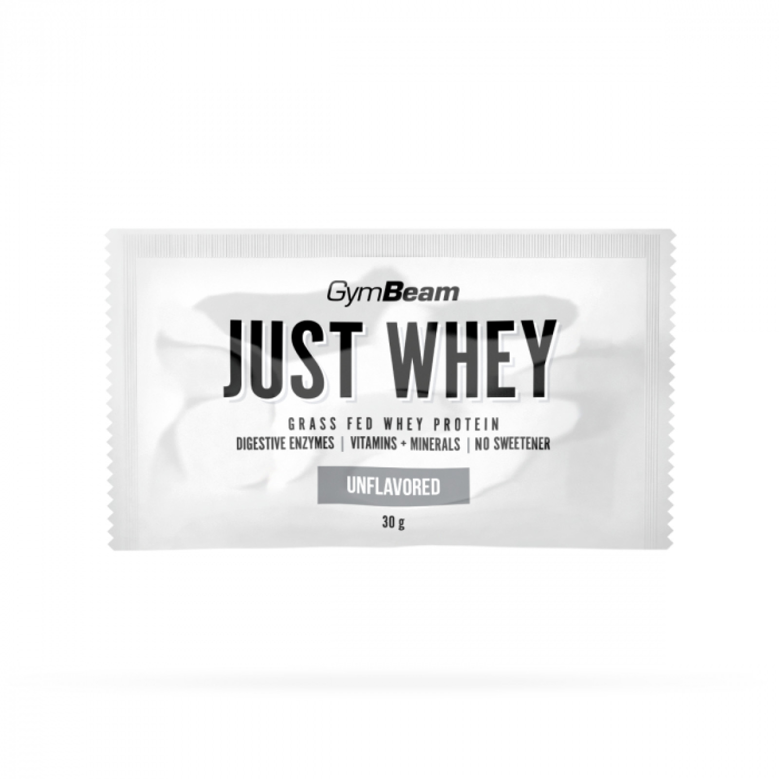 GymBeam Vzorka Just Whey bez príchute - Príchuť: Bez príchute | Hmotnosť: 0,03 kg | Balenie: 400 · záber 1