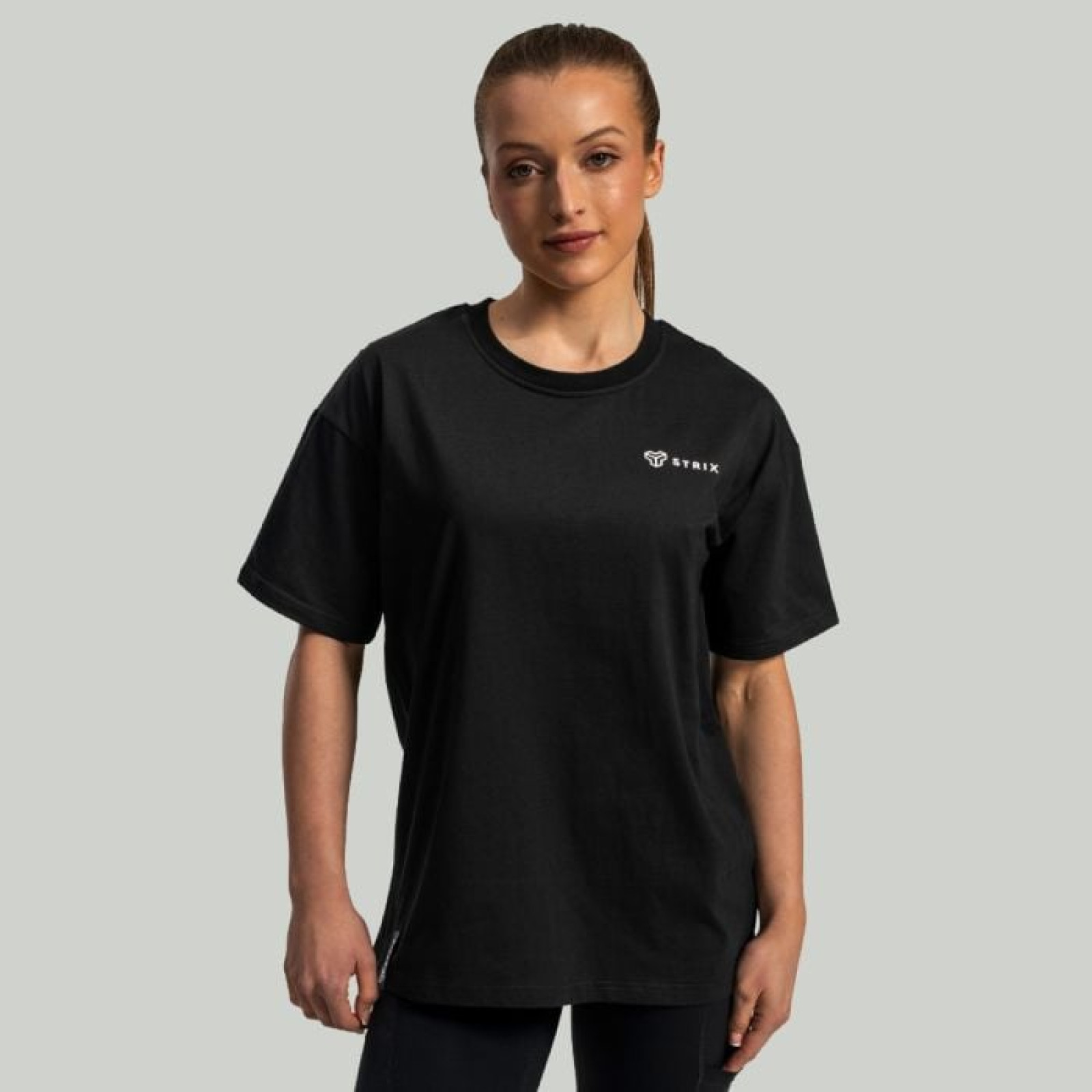 STRIX Dámske tričko Lunar Oversized Black XSXS · záber 1