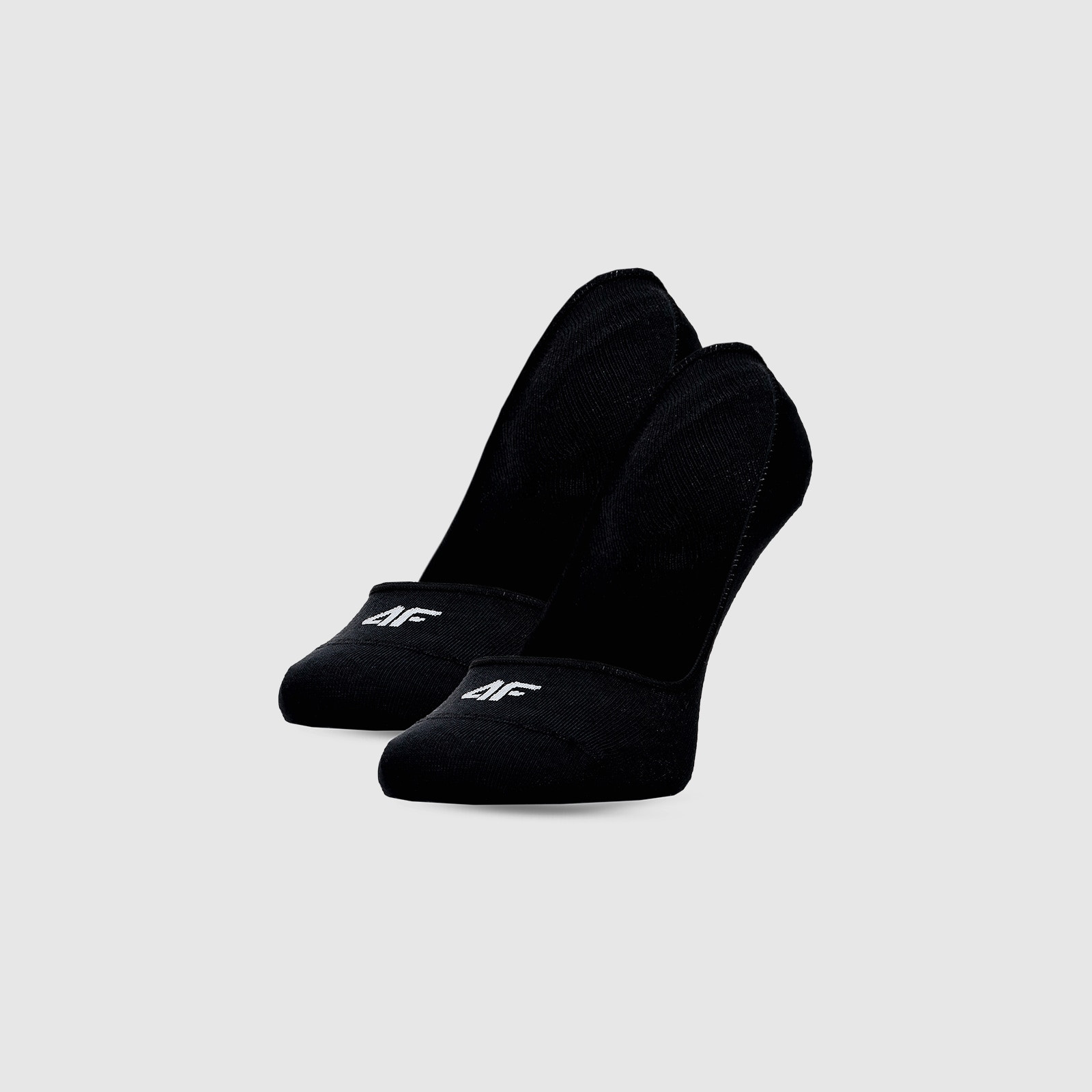 Dámske casual ponožky neviditeľné (2-pack) - čierne · záber 1