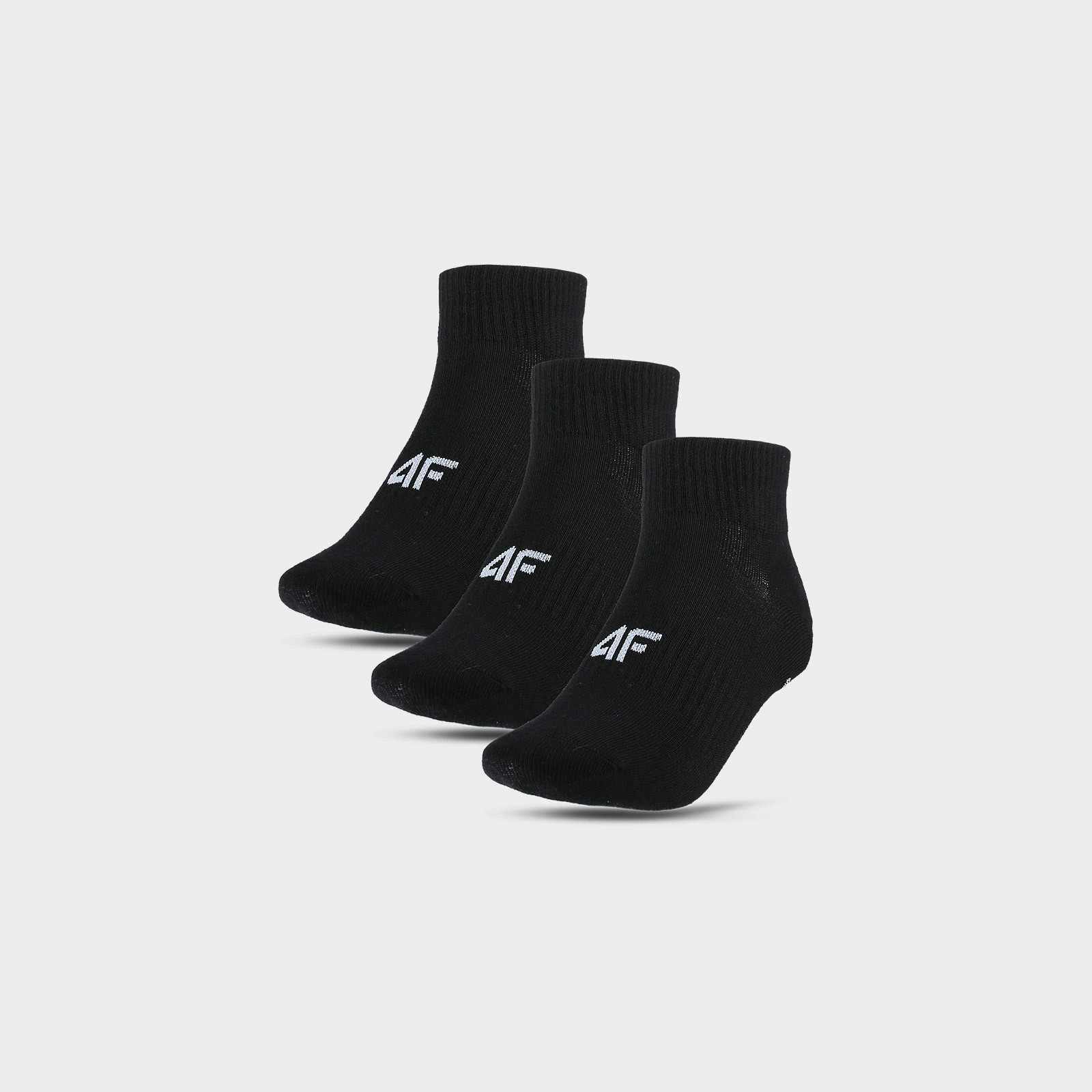 Krátke ponožky (3-pack) dámske - čierne · záber 2